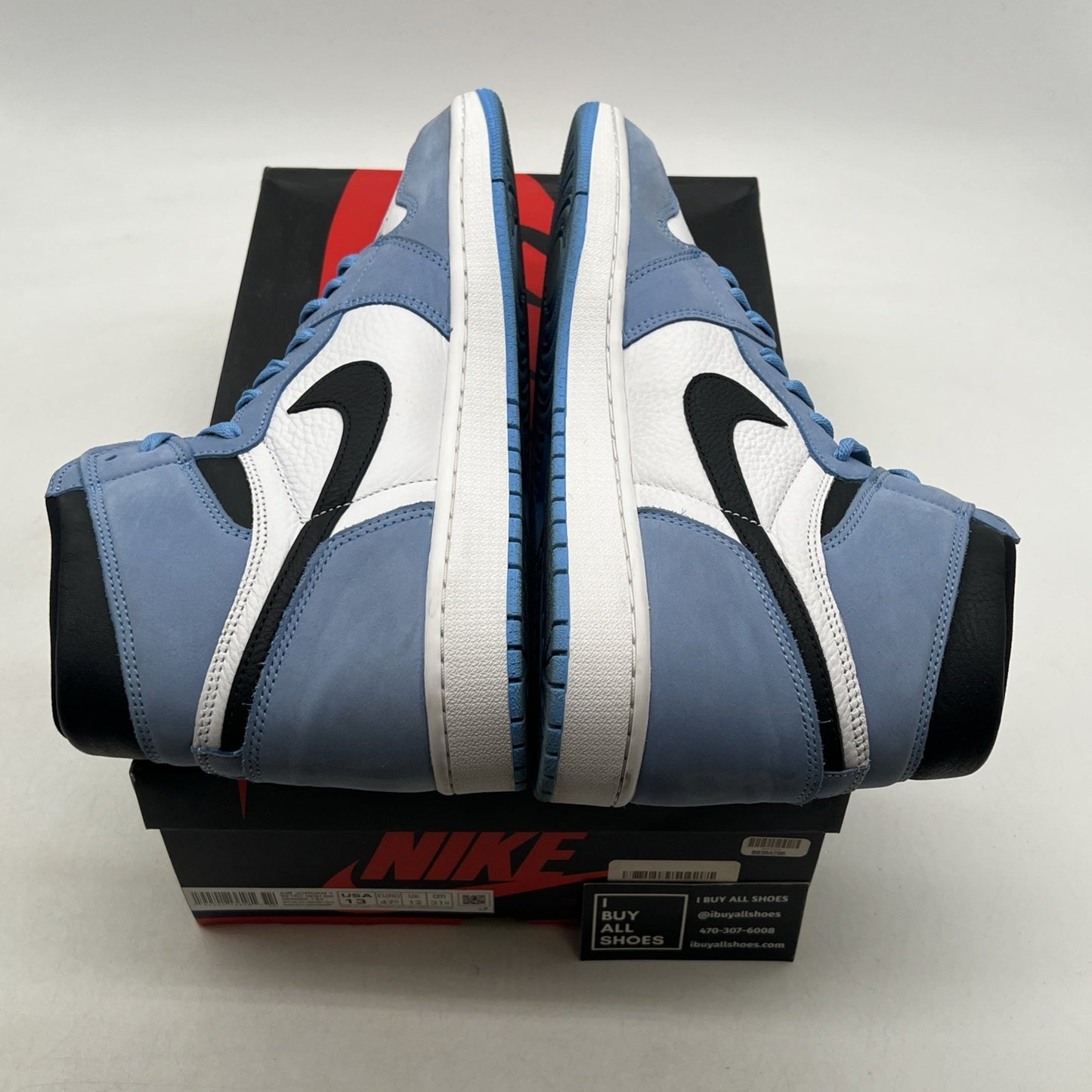 Size 13 - Air Jordan 1 Retro OG High University Blue (555088-134)