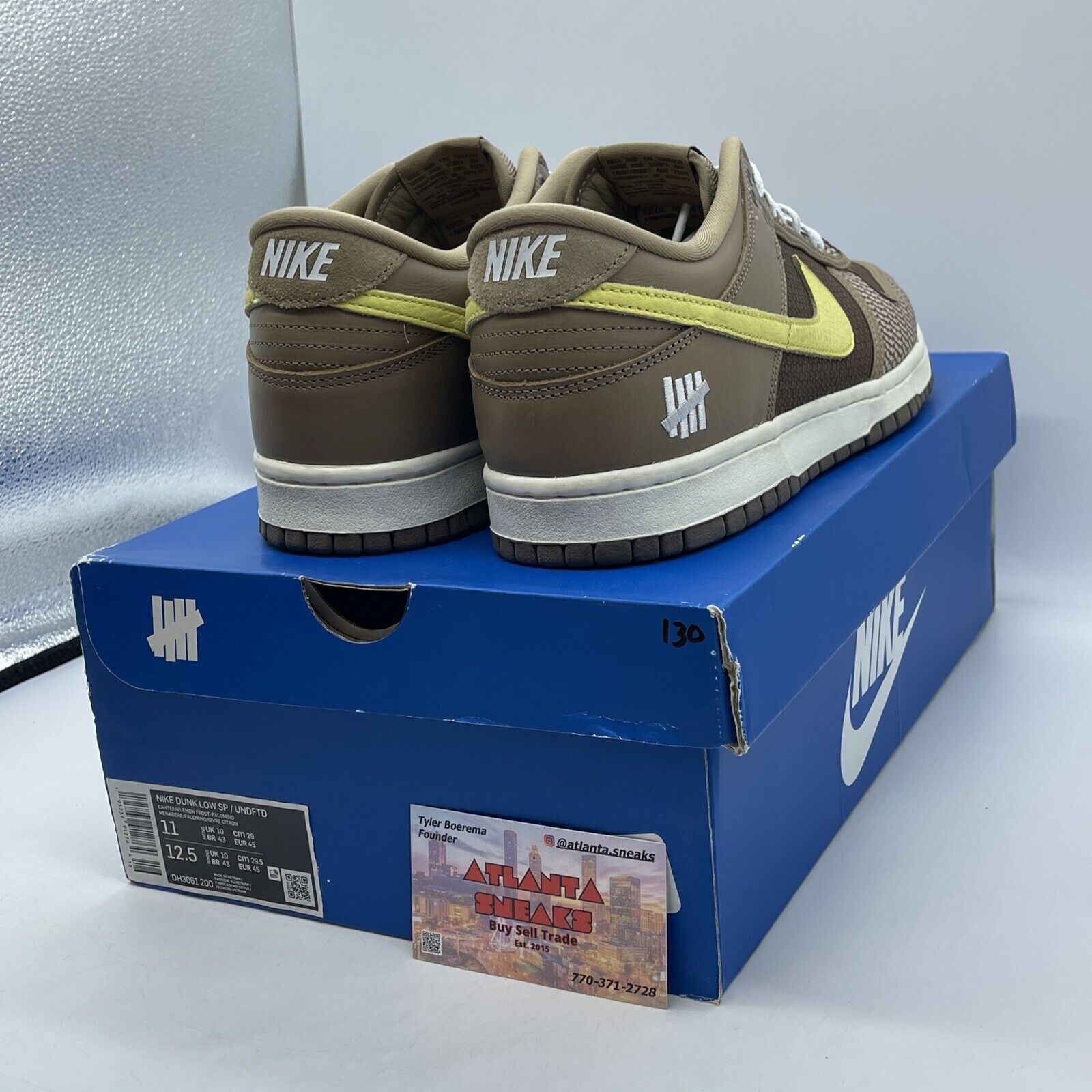 Size 11 - Nike Undefeated x Dunk SP Low Canteen Brown Suede Leather (DH3061-200)