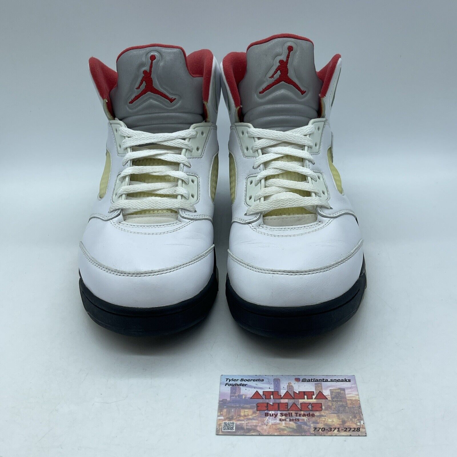 Size 11 - Jordan 5 Retro Mid Fire Red Black White Leather (DA1911-102)