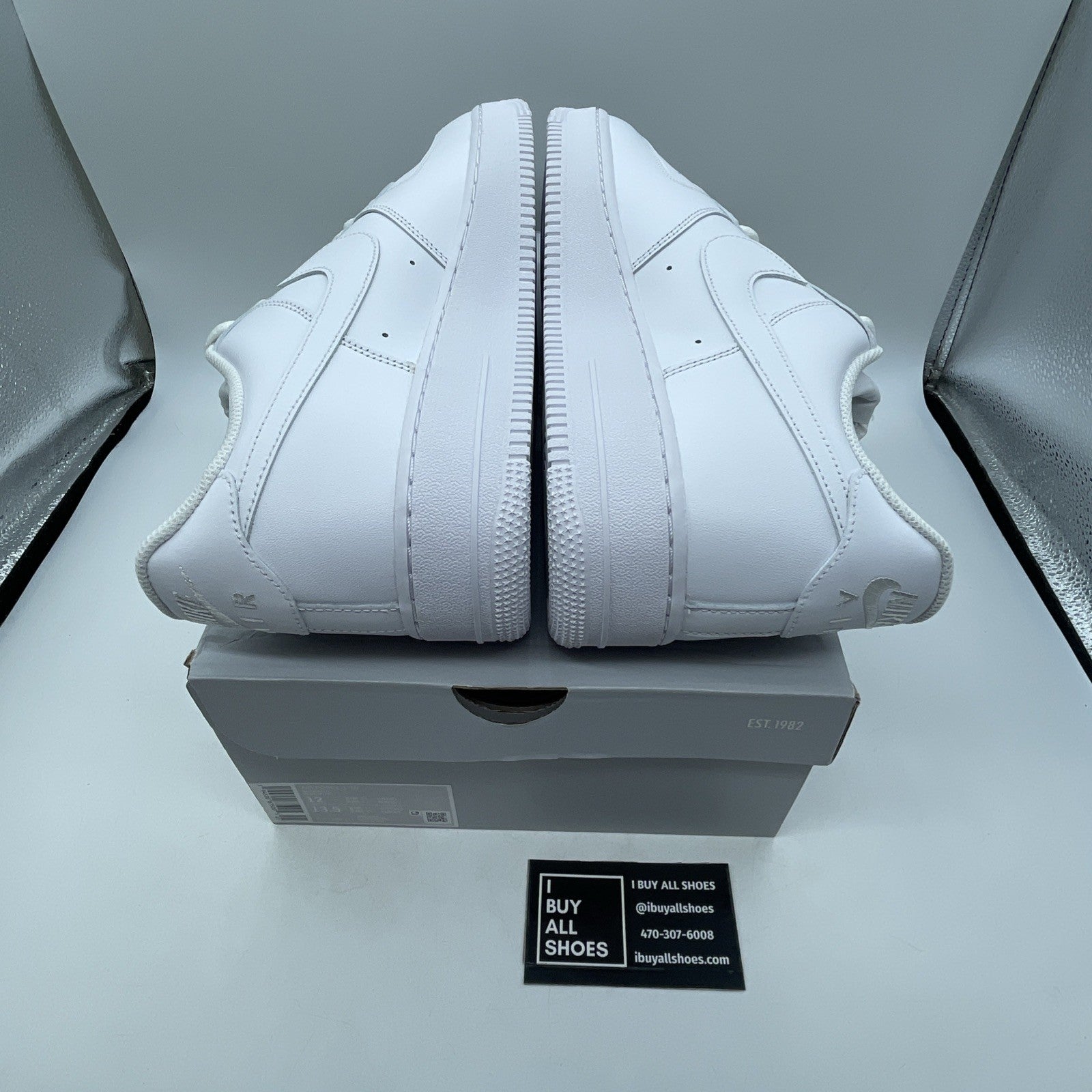 Size 12 - Nike Air Force 1 '07 Low Triple White (CW2288-111)