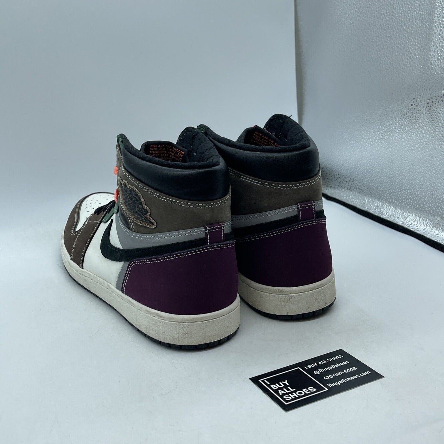 Size 13 - Jordan 1 High OG Crafted White Brown Green Suede Leather (DH3097-001)