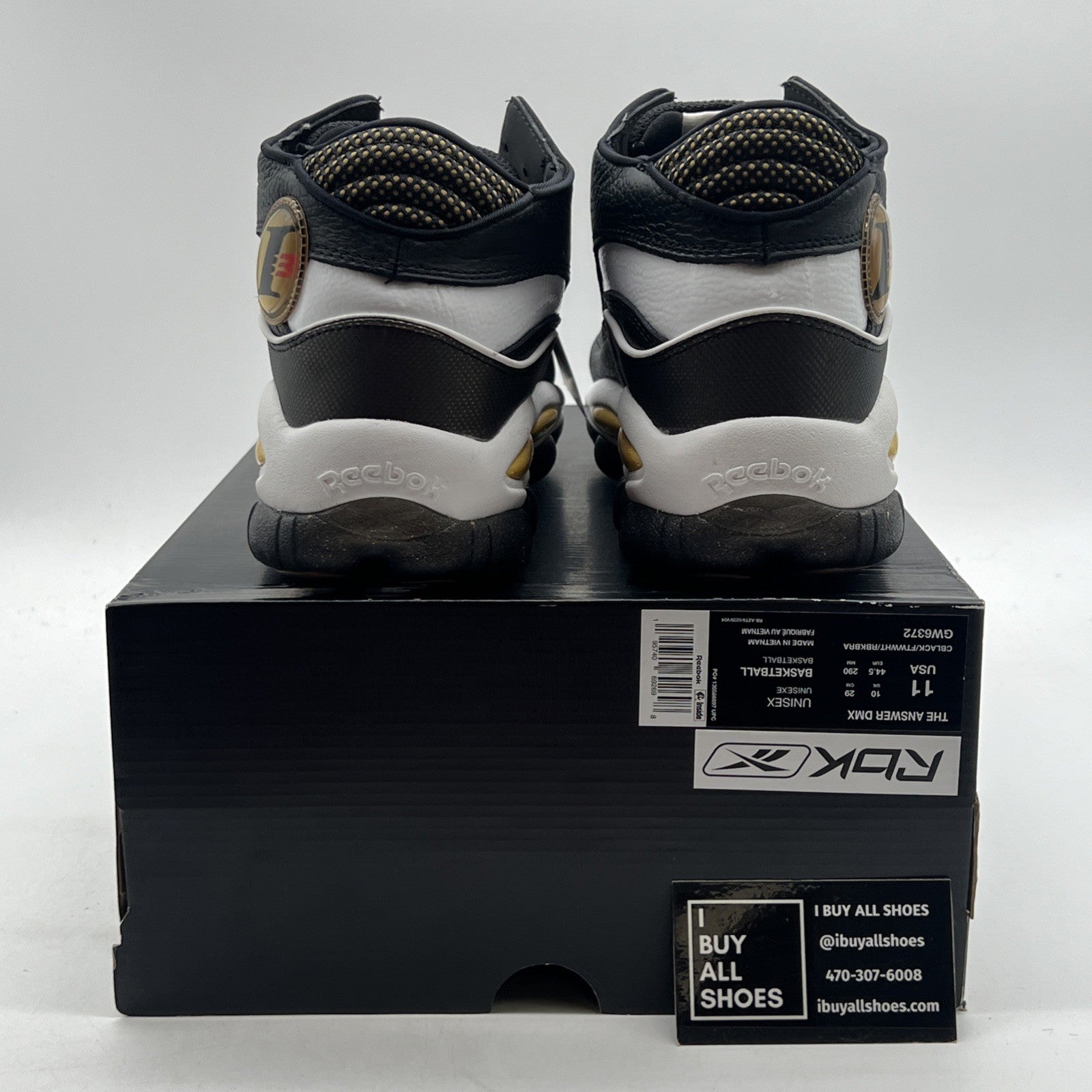 Size 11 - Reebok The Answer DMX Basketball Retro Shoes (GW6372)
