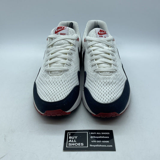 Size 10.5 - Nike Air Max 1 EM 'Dark Obsidian White Blue Suede (554718-106)