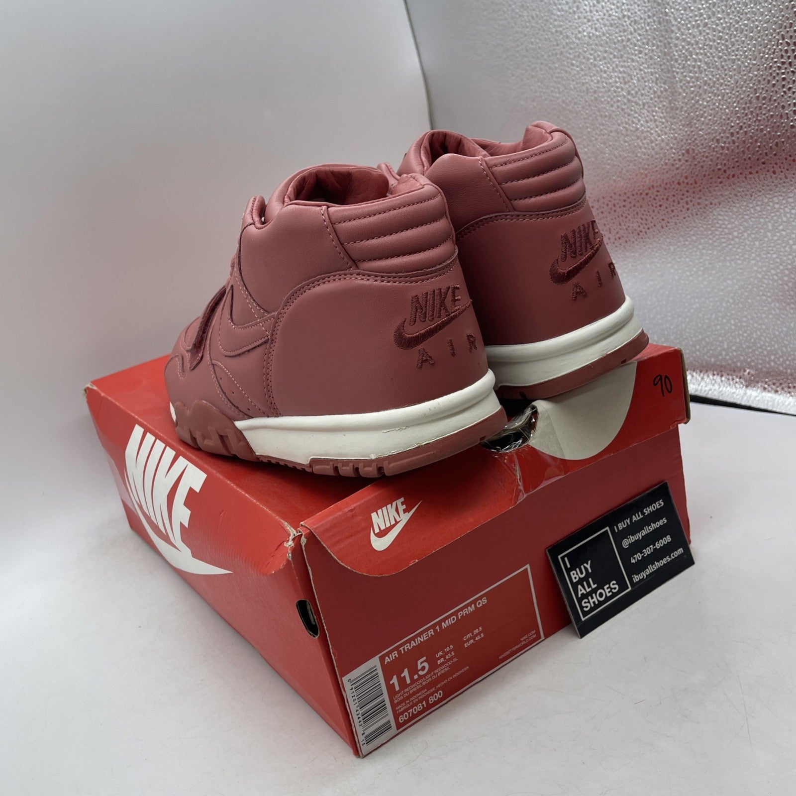 Size 11.5 - Nike Air Trainer 1 Premium QS Mid Light Redwood (607081-800)
