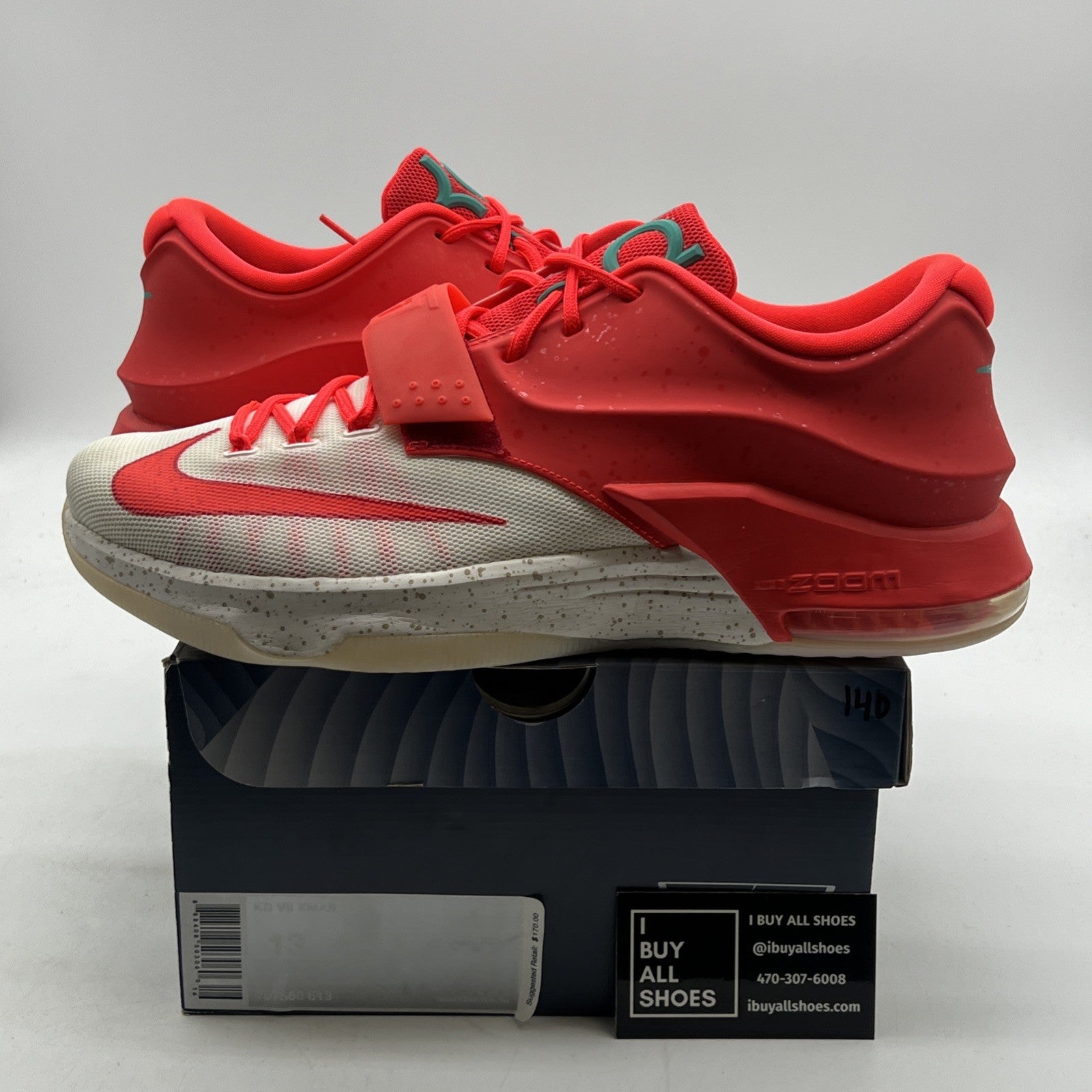 Size 13 - Nike KD 7 Xmas Egg Nog (707560-613)