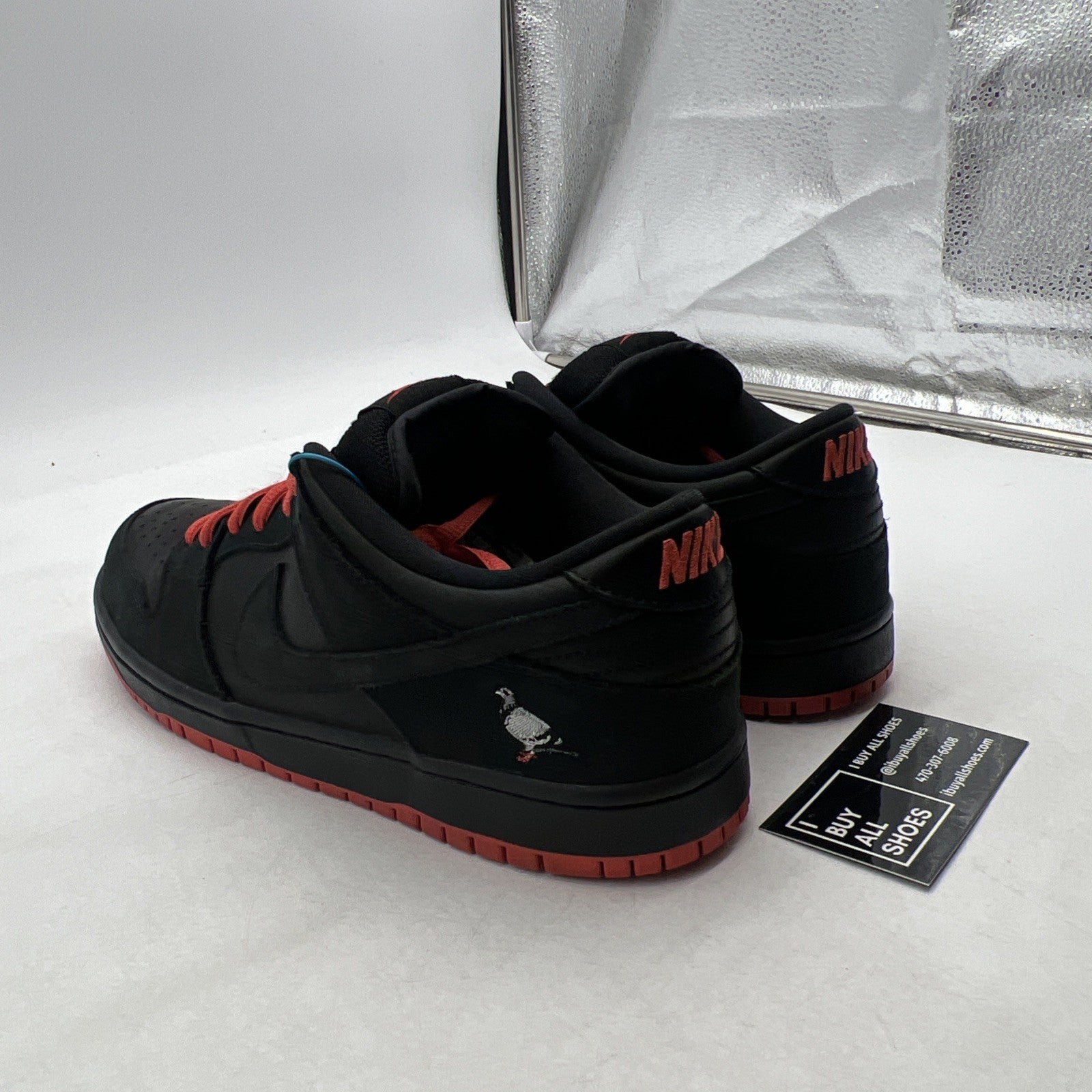Size 10 - Jeff Staple x Nike Dunk Pro SB Low Black Pigeon (883232-008)