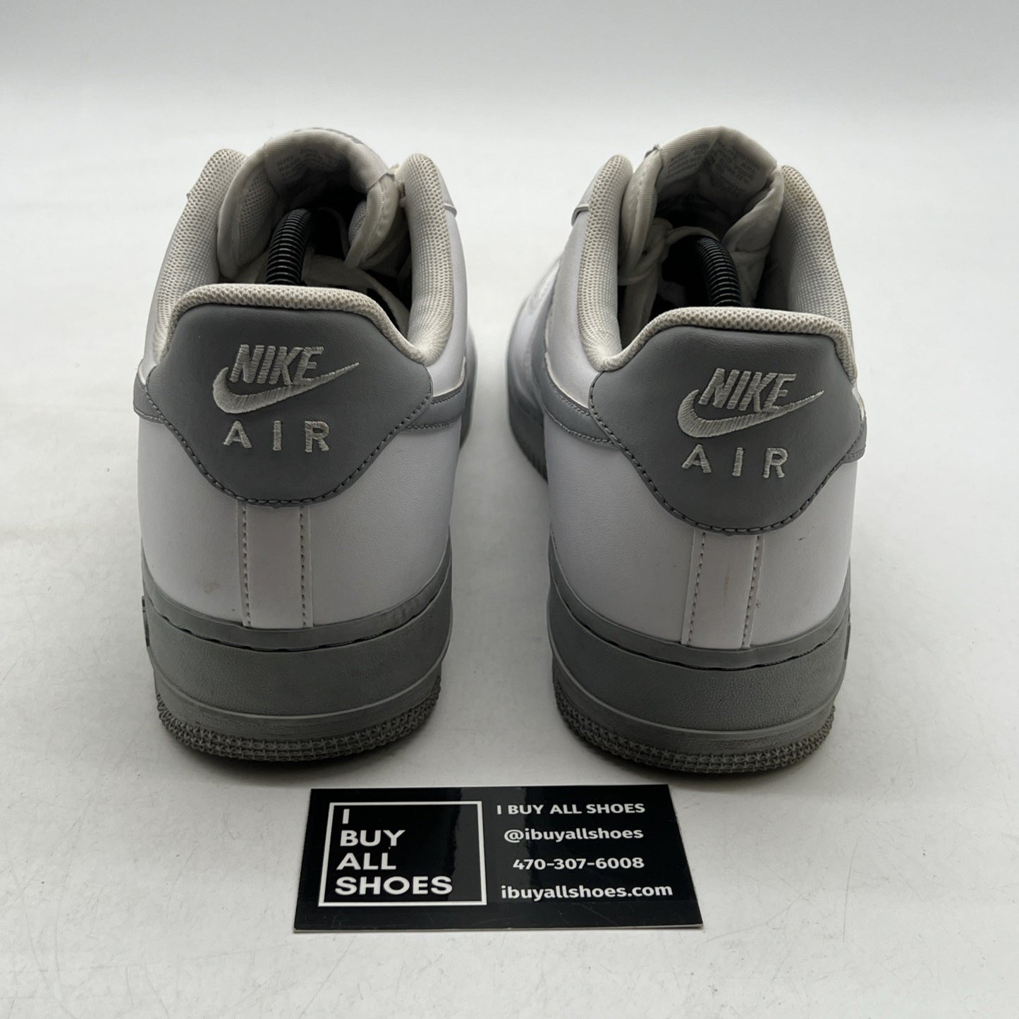 Size 10.5 - Nike Air Force 1 '07 White Grey Sole (CK7663-104)