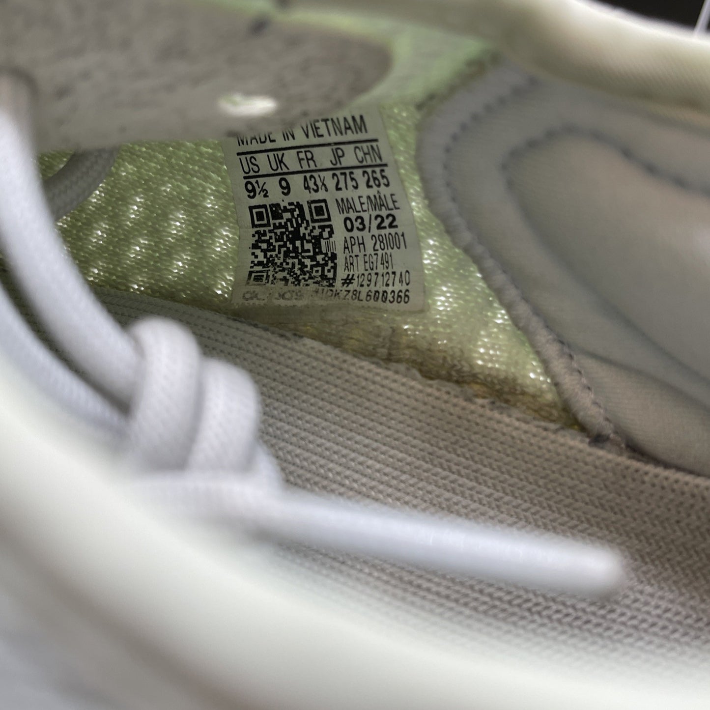Size 9.5 - adidas Yeezy Boost 350 V2 Low Hyperspace White Suede (EG7491)