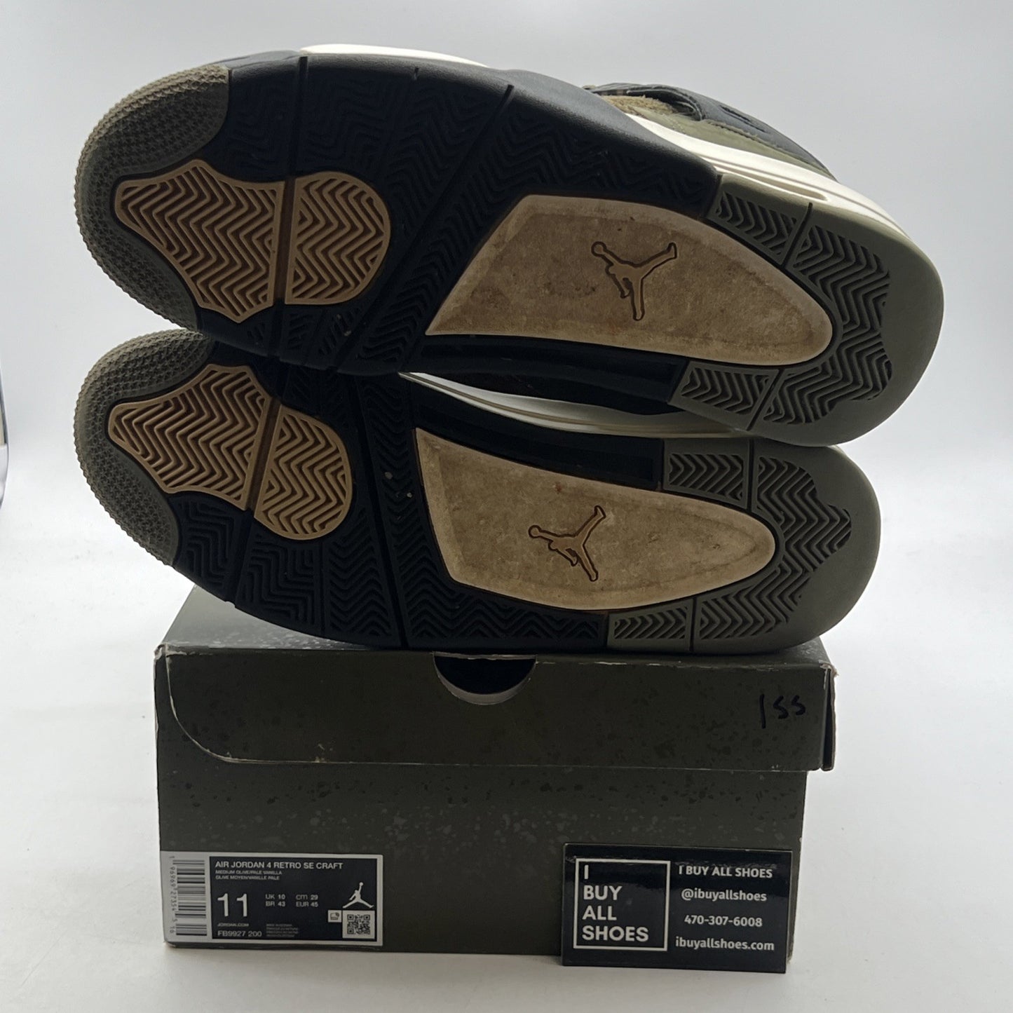 Size 11 - Air Jordan 4 SE Retro Low Craft - Olive (FB9927-200)