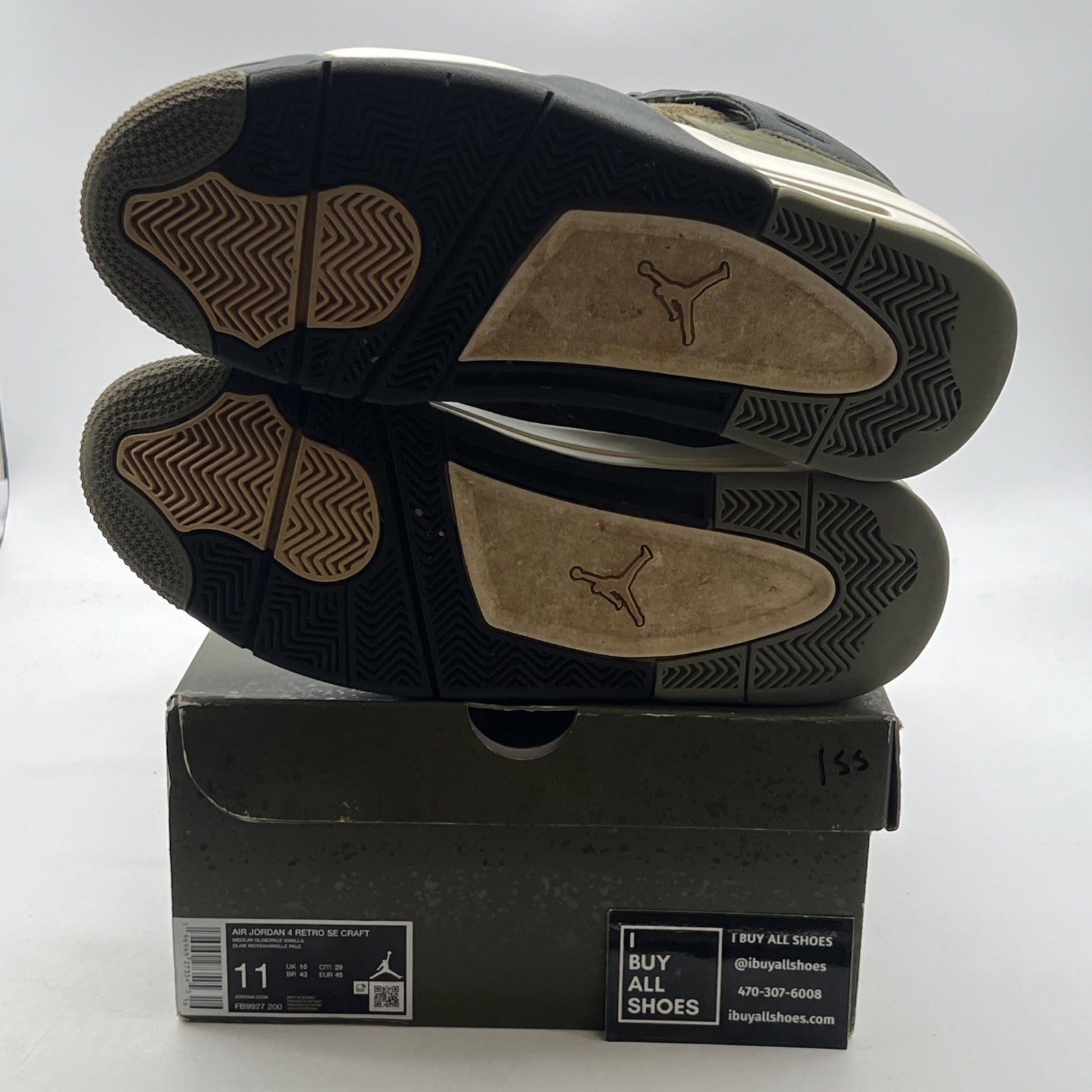 Size 11 - Air Jordan 4 SE Retro Low Craft - Olive (FB9927-200)