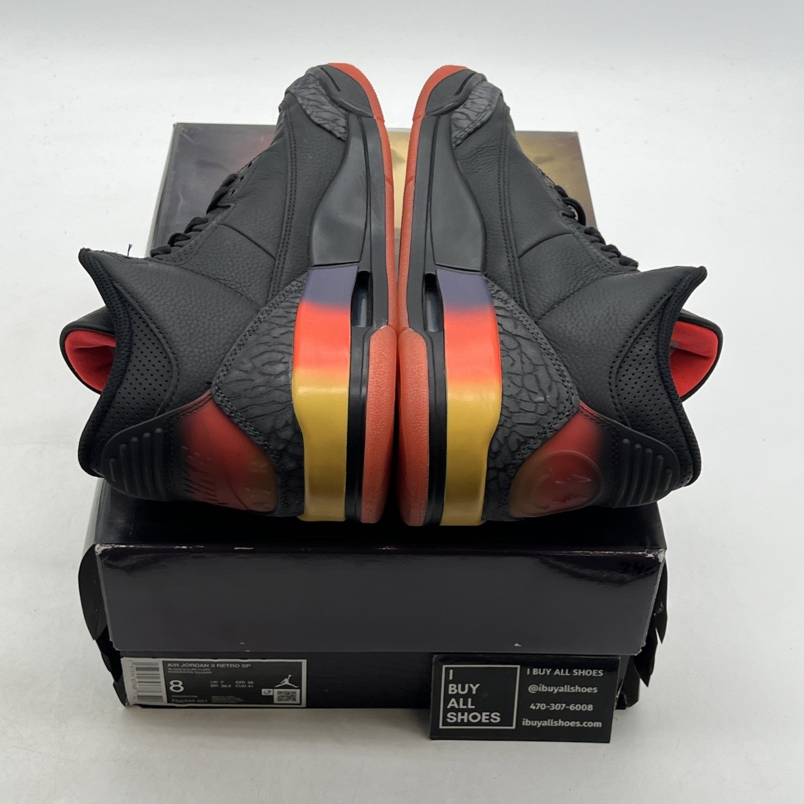Size 8 - J. Balvin x Air Jordan 3 Retro Rio (FN0344-001)