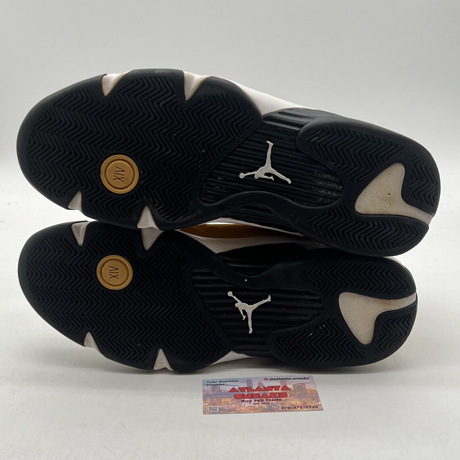 Size 13 - Jordan 14 Retro Light Ginger 2022 White Yellow Black (487471-701)