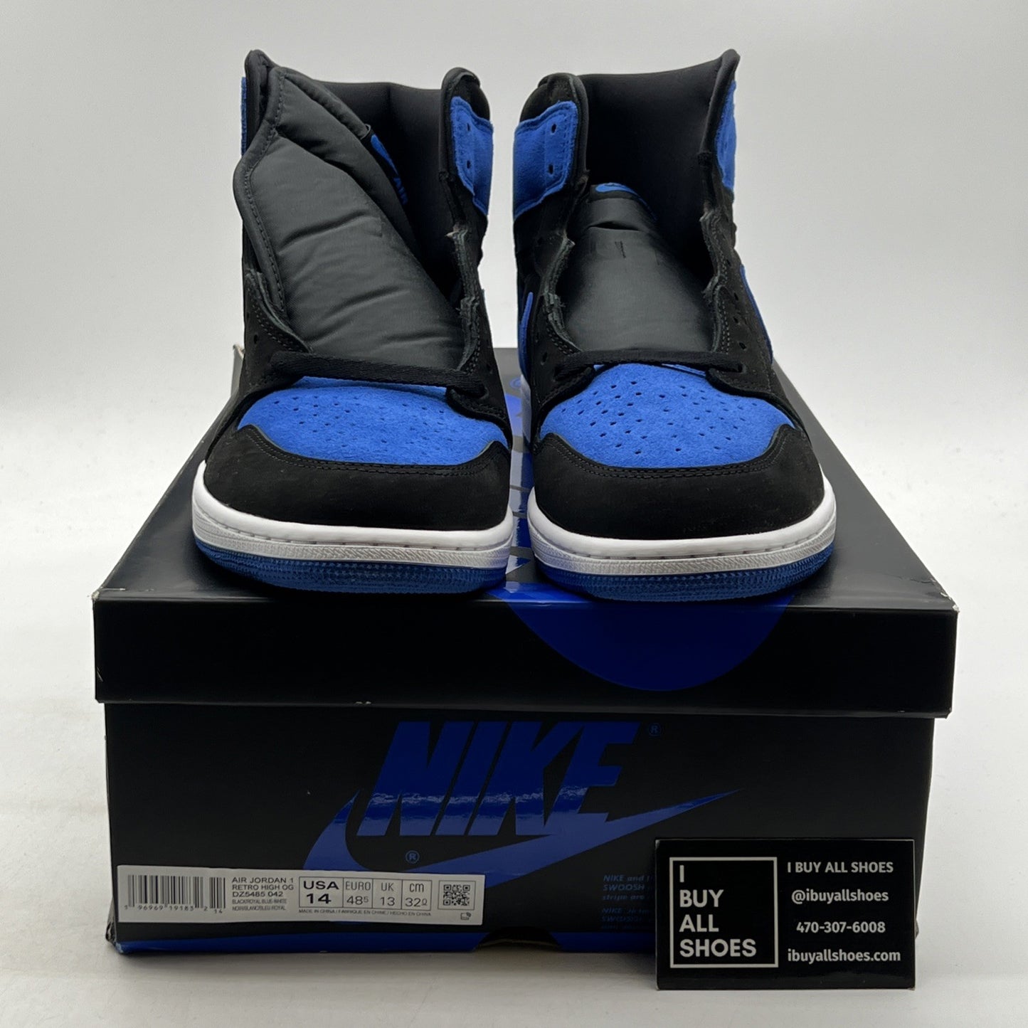 Size 14 - Air Jordan 1 Retro OG High Royal Reimagined (DZ5485-042)
