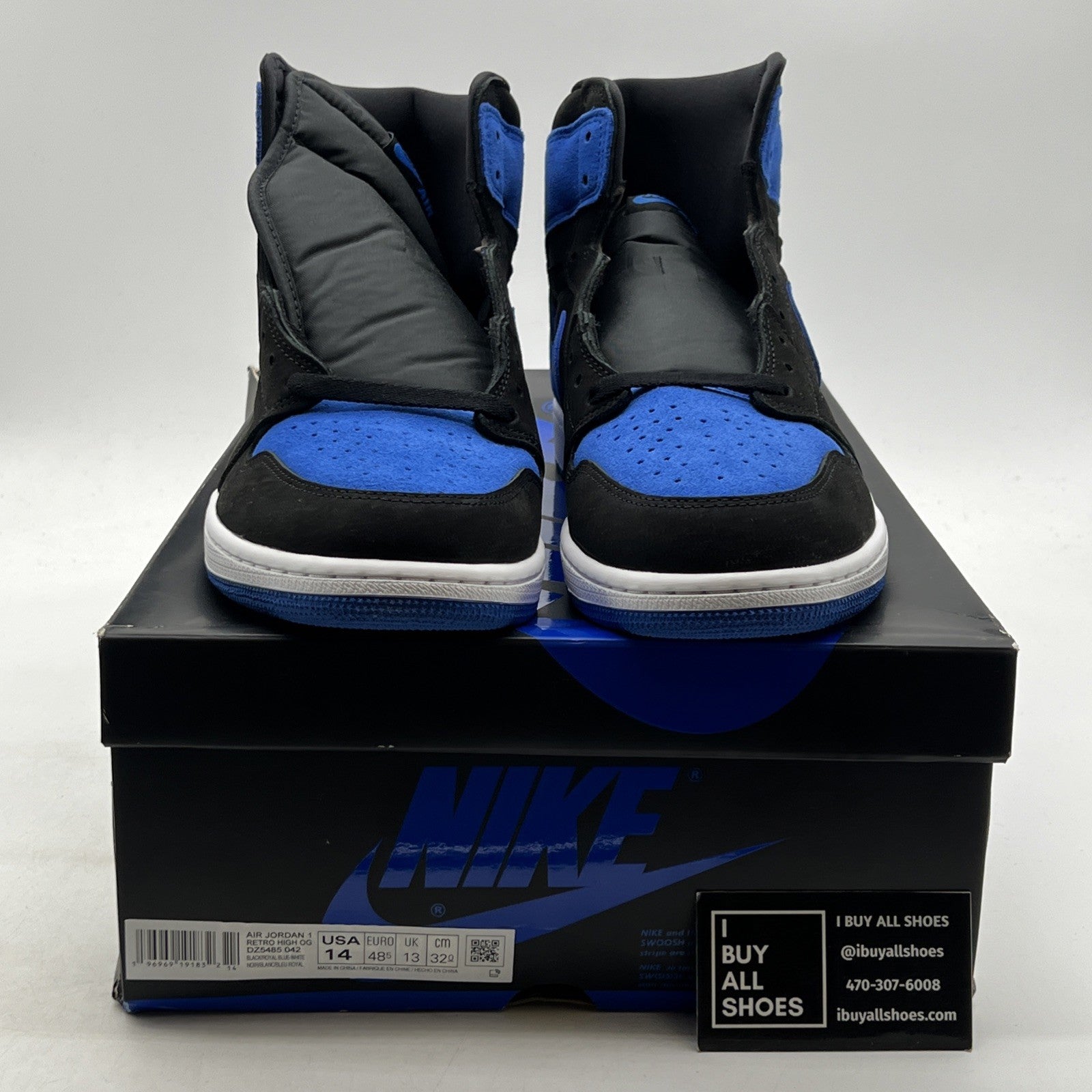 Size 14 - Air Jordan 1 Retro OG High Royal Reimagined (DZ5485-042)