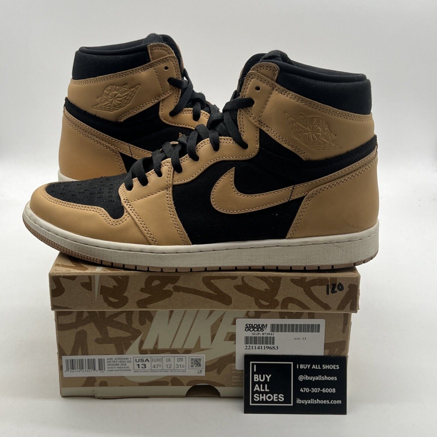 Size 13 - Air Jordan 1 Retro High OG Heirloom 2022 (555088-202)