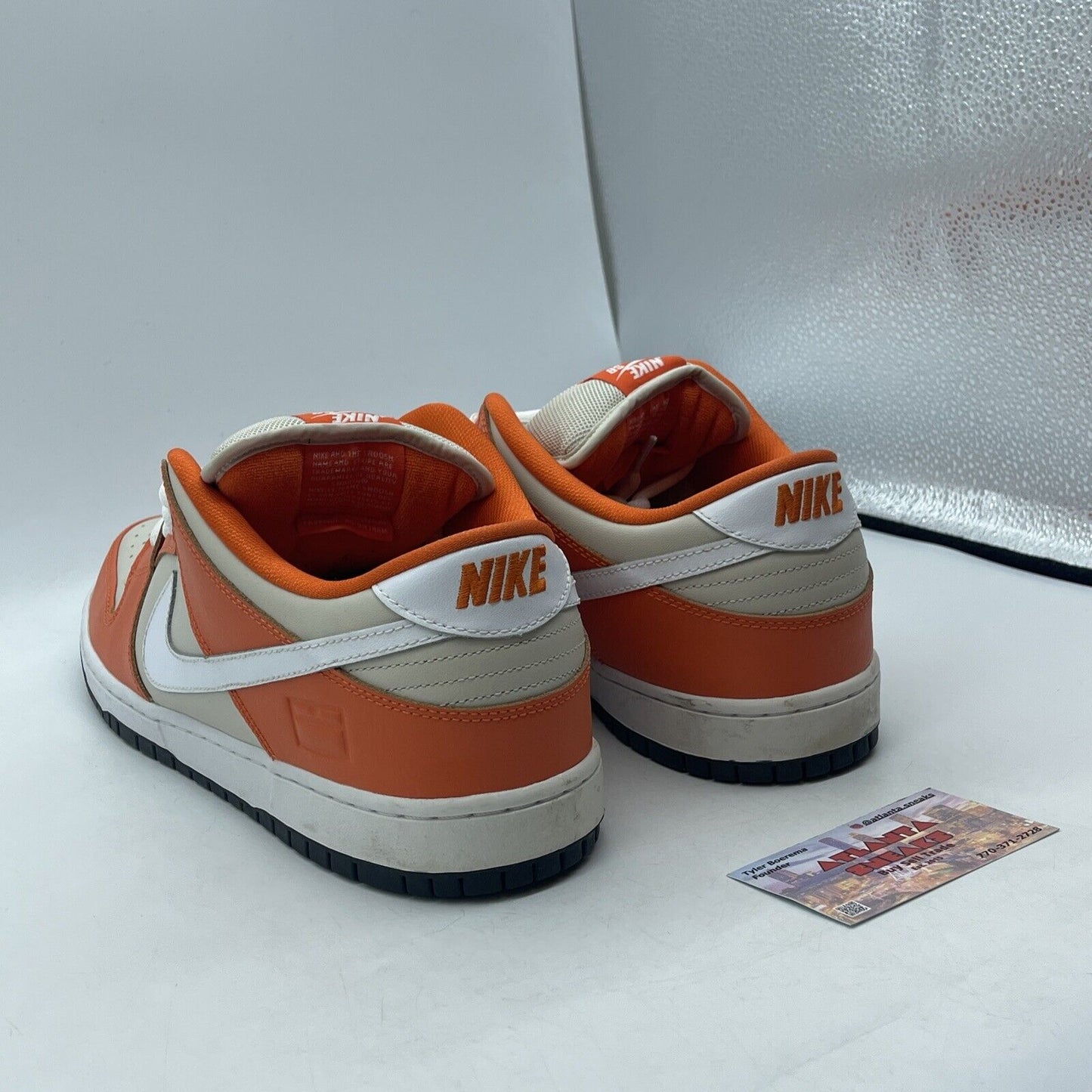 Size 13 - Nike Dunk SB Low Orange Box White Black (313170-811)