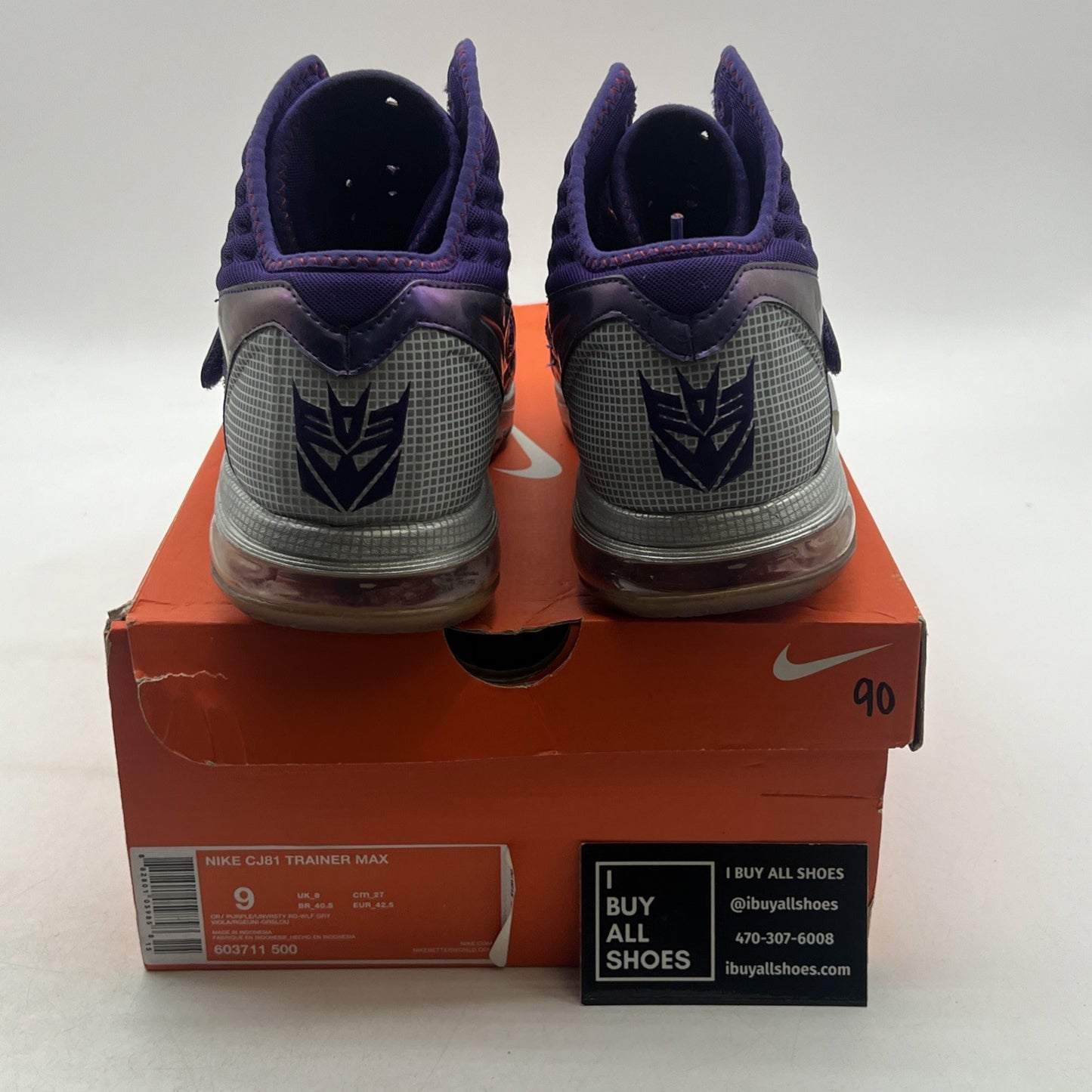 Size 9 - Nike CJ81 Trainer Max Megatron (604711-500)