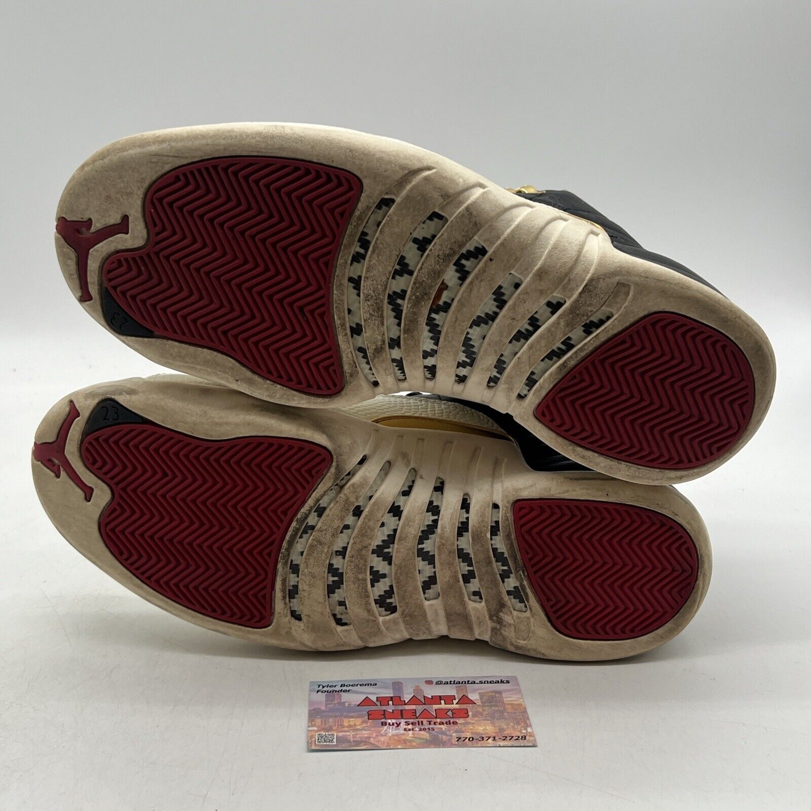 Size 9.5 - Air Jordan 12 Retro 2019 Chinese New Year Black White  (CI2977-006)