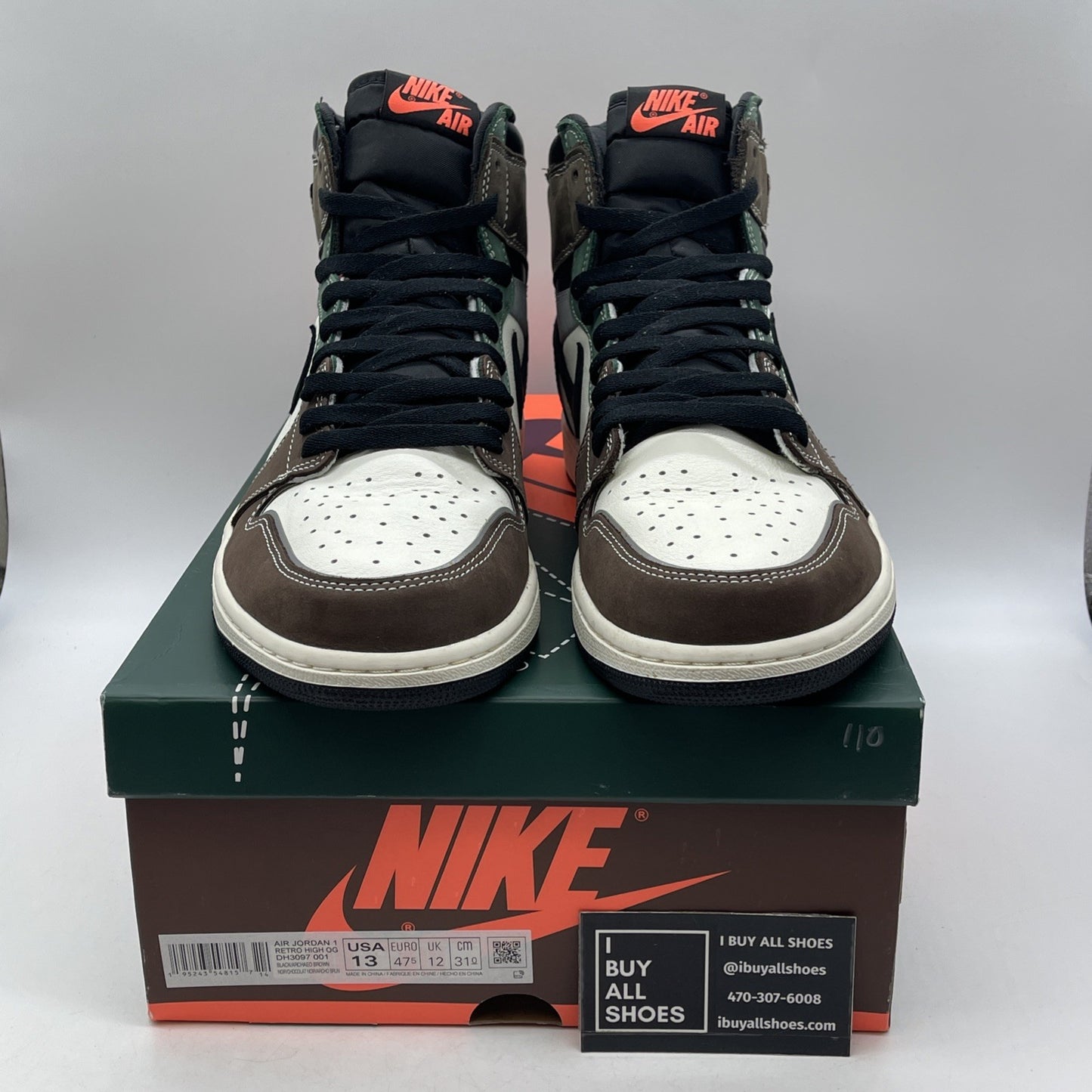 Size 13 - Air Jordan 1 High OG Crafted 2021 (DH3097-001)