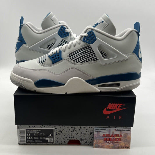 Size 13 - Air Jordan 4 Retro 2024 Military Blue (FV5029-141)