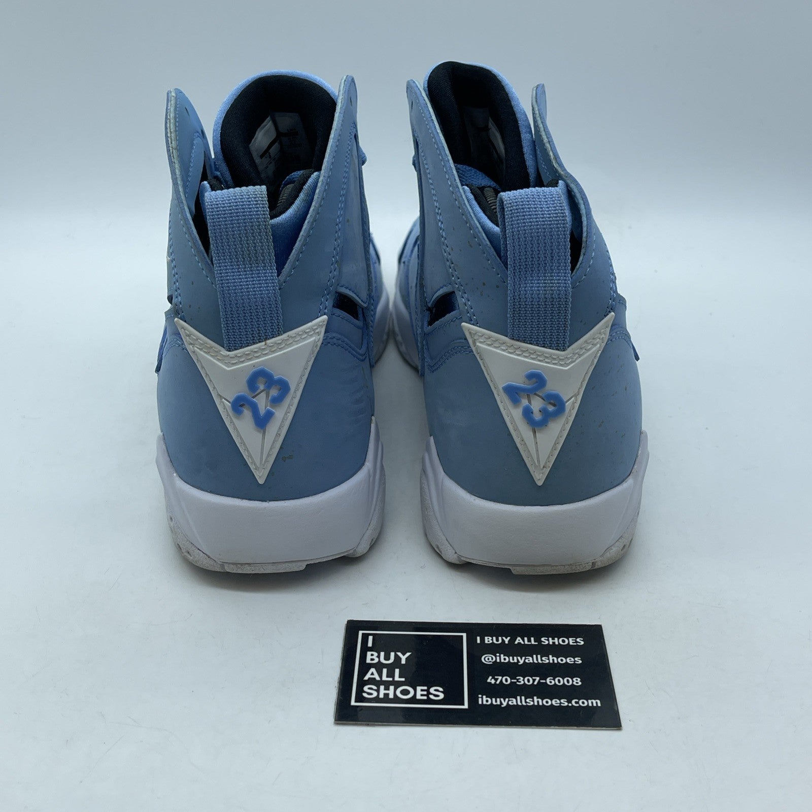 Size 9 - Air Jordan 7 Retro Pantone Blue White Suede (304775-400)