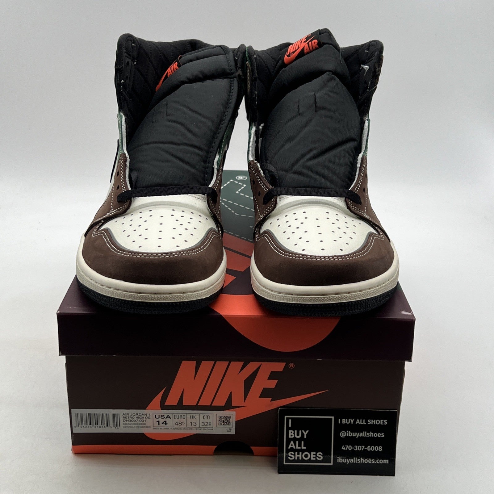 Size 14 - Air Jordan 1 High OG Crafted 2021 (DH3097-001)
