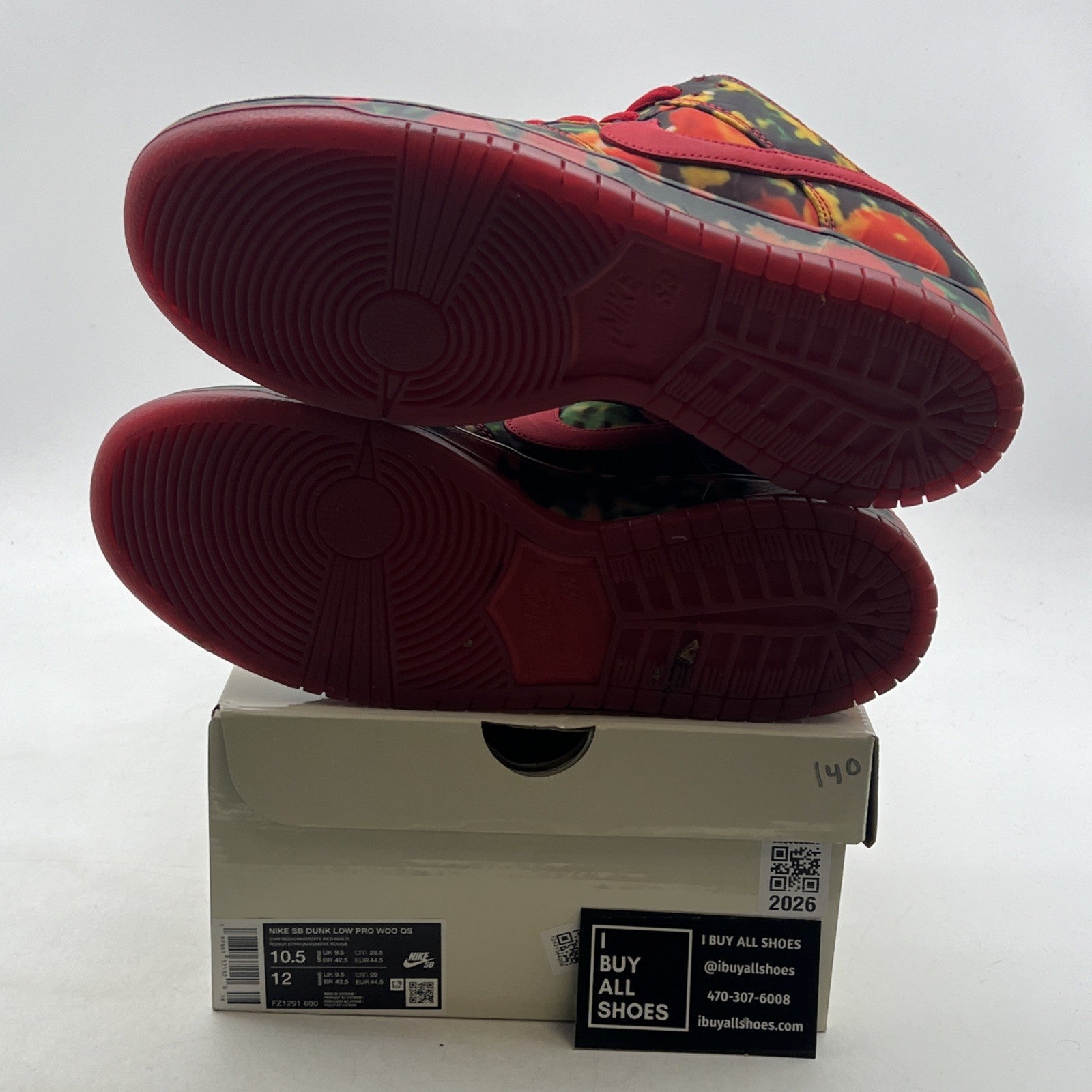 Size 10.5 - Nike The Wizard of Oz x Dunk SB Low Poppy Field (FZ1291-600)