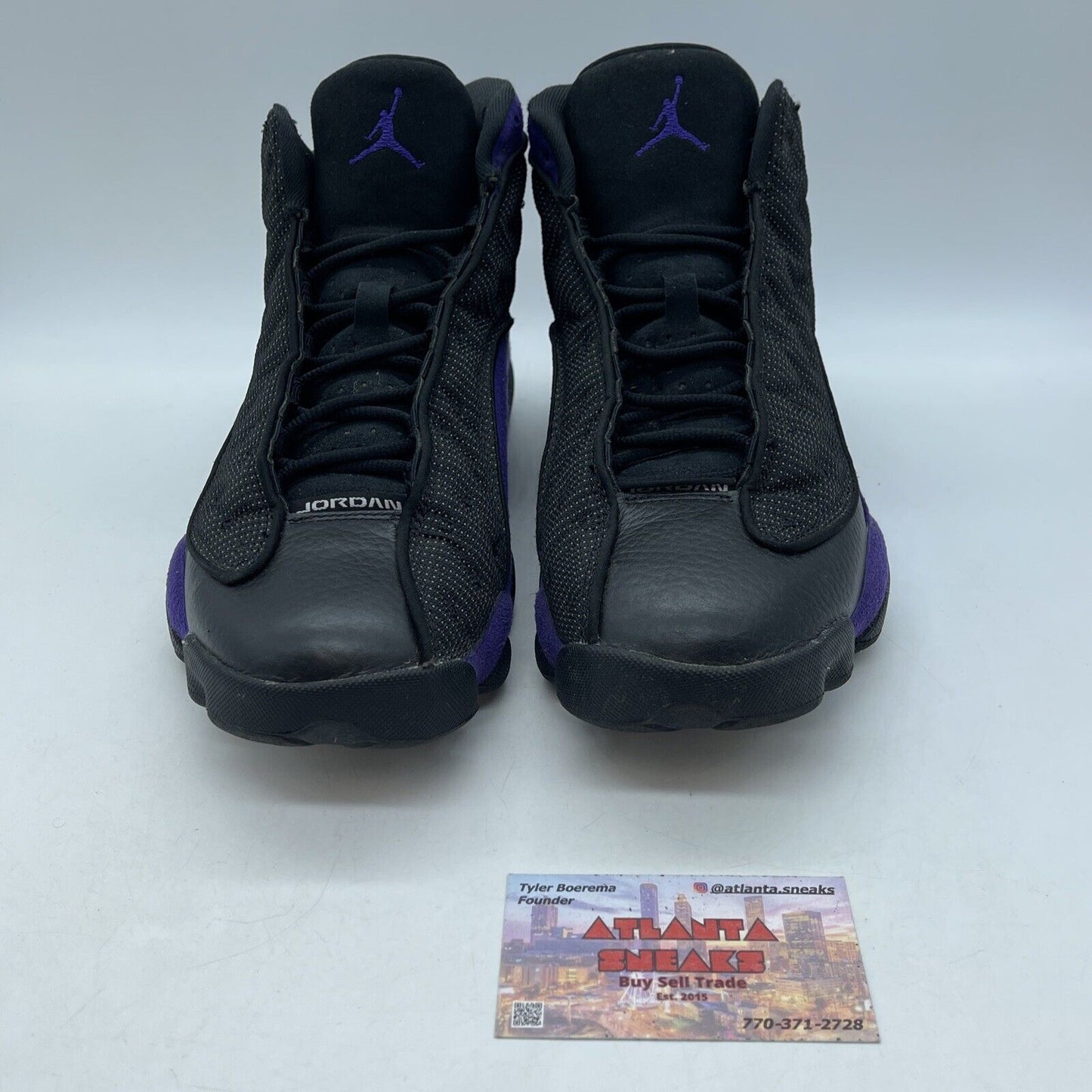 Size 10 - Jordan 13 Retro Court Purple Black Suede Leather (DJ5982-015)