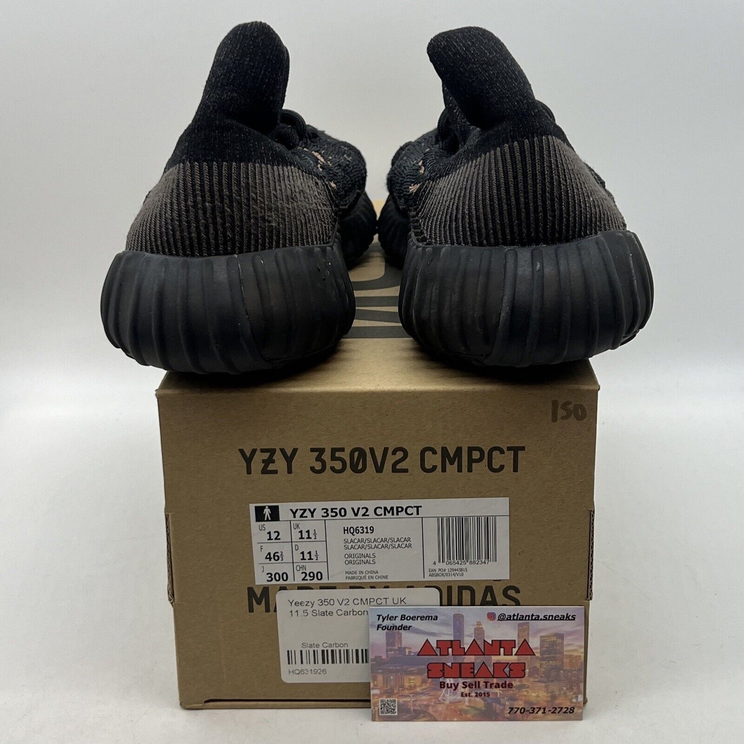 Size 12 - adidas Yeezy Boost 350 V2 CMPCT Slate Carbon Brown (HQ6319)