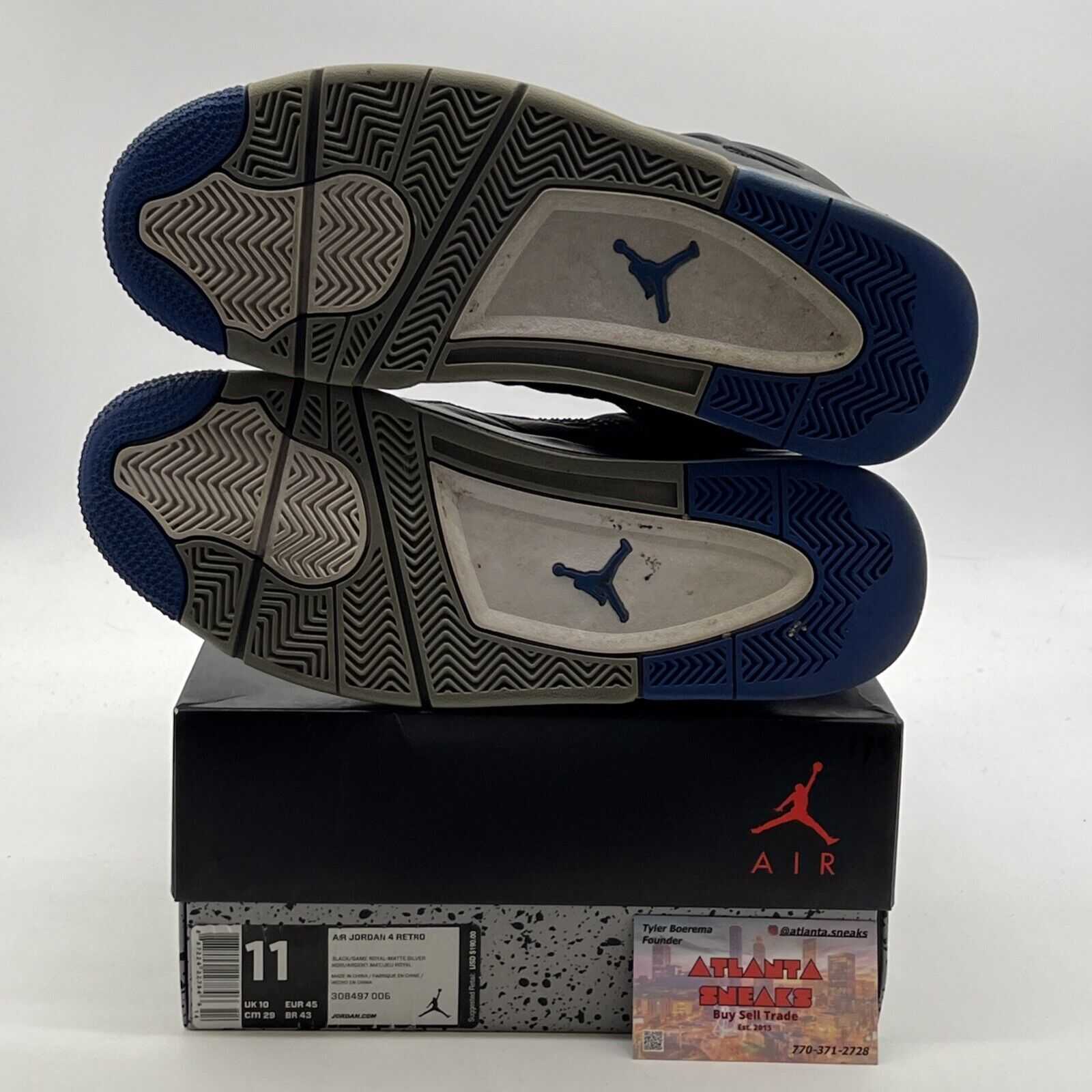 Size 11 - Air Jordan 4 Retro Motorsports Alternate 2017 (308497-006)