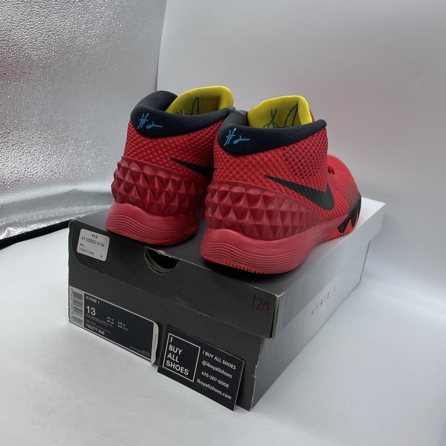 Size 13 - Nike Kyrie 1 Deceptive Red (705277-606)