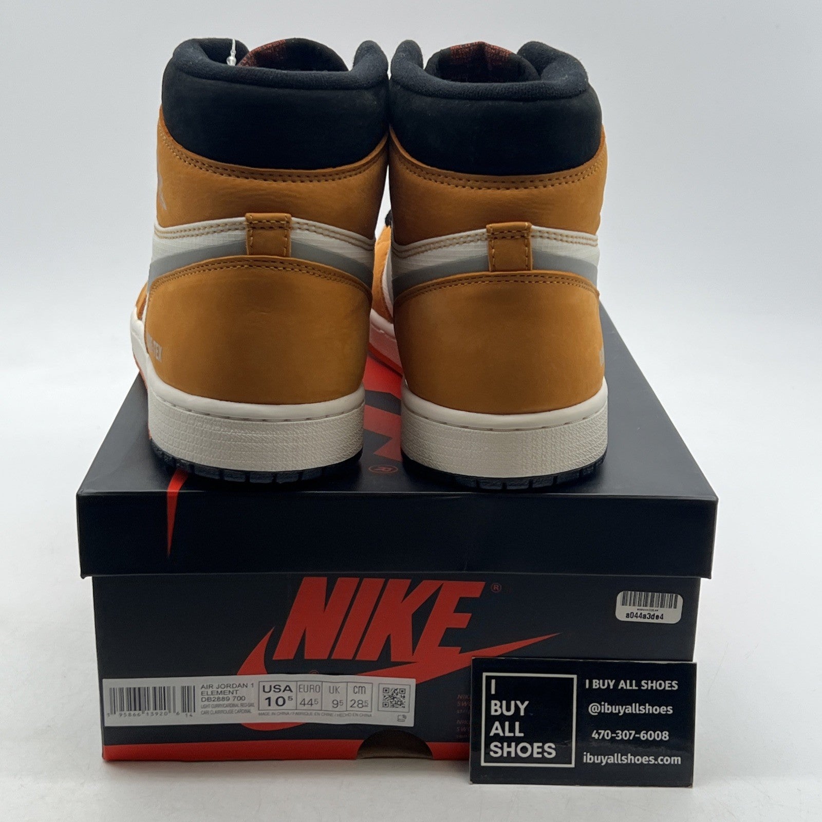 Size 10.5 - Air Jordan 1 Element GORE-TEX High Light Curry (DB2889-700)