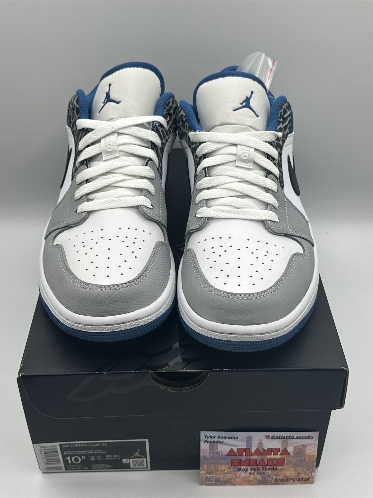 Size 10.5 - Jordan 1 Low True Blue