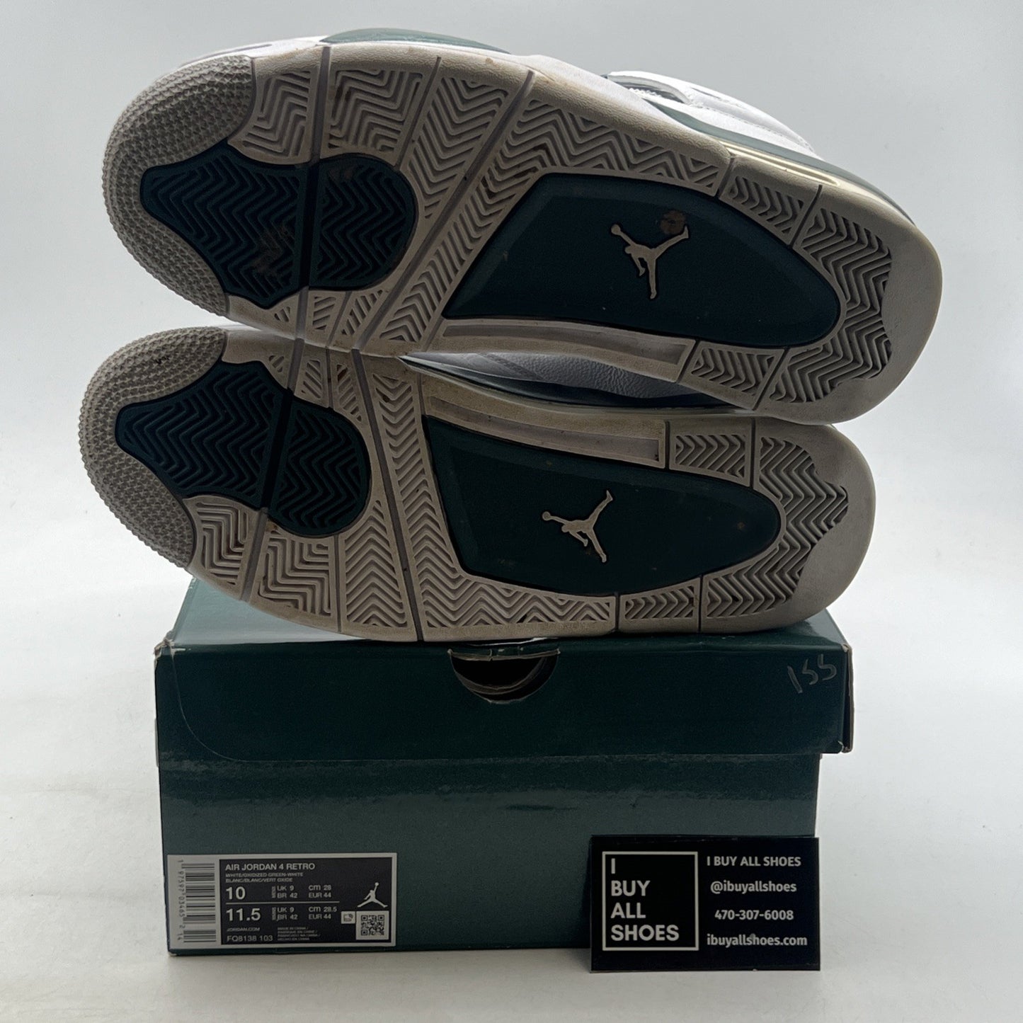 Size 10 - Air Jordan 4 Retro Oxidized Green (FQ8138-103)