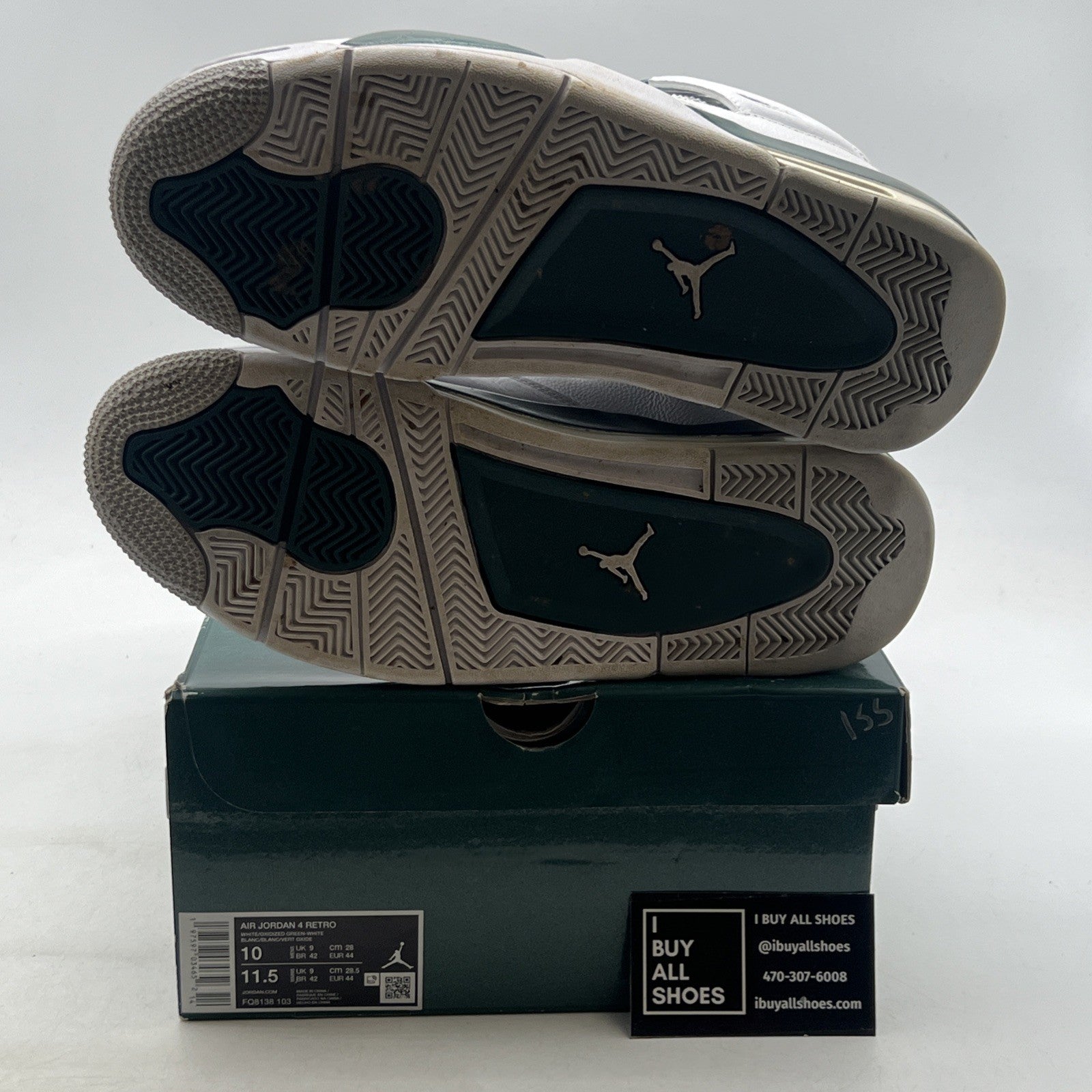 Size 10 - Air Jordan 4 Retro Oxidized Green (FQ8138-103)