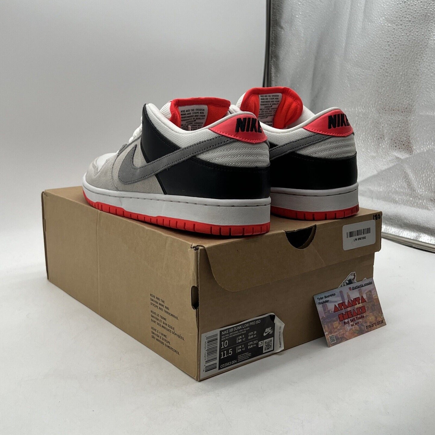 Size 10 - Nike Dunk SB Low AM90 Infrared (CD2563-004)