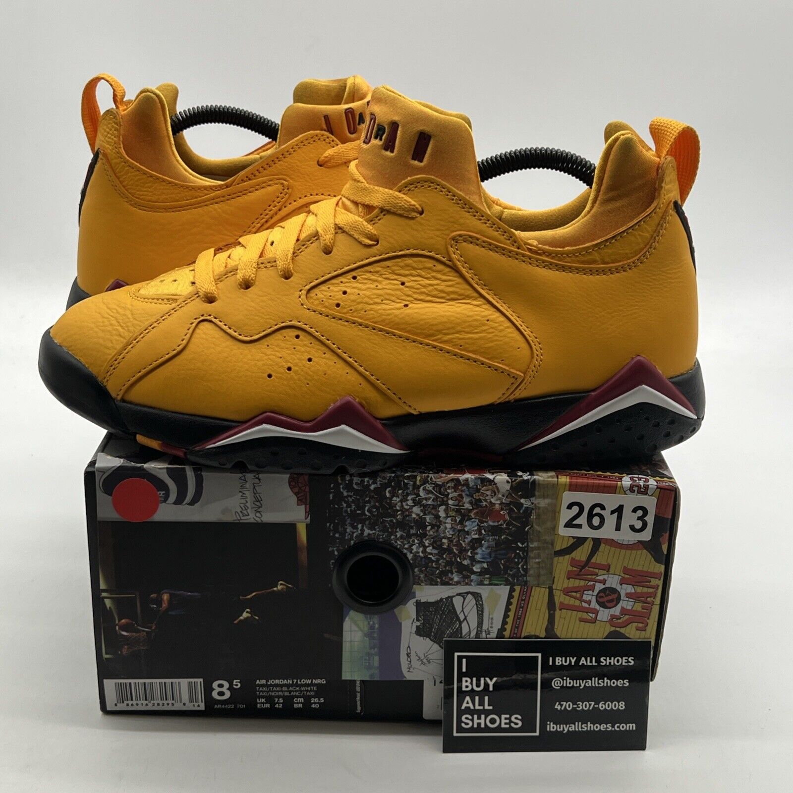 Size 8.5 - Air Jordan 7 Retro NRG Low Taxi (AR4422-701)