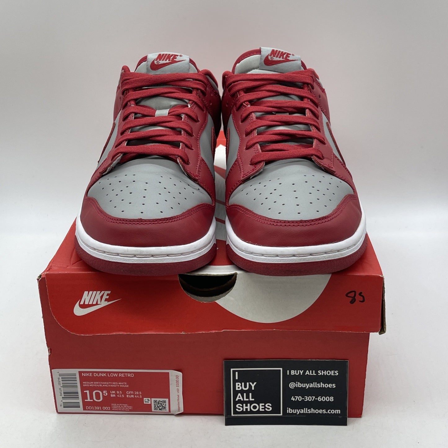Size 10.5 - Nike Dunk Low SP UNLV 2021 (DD1391-002)
