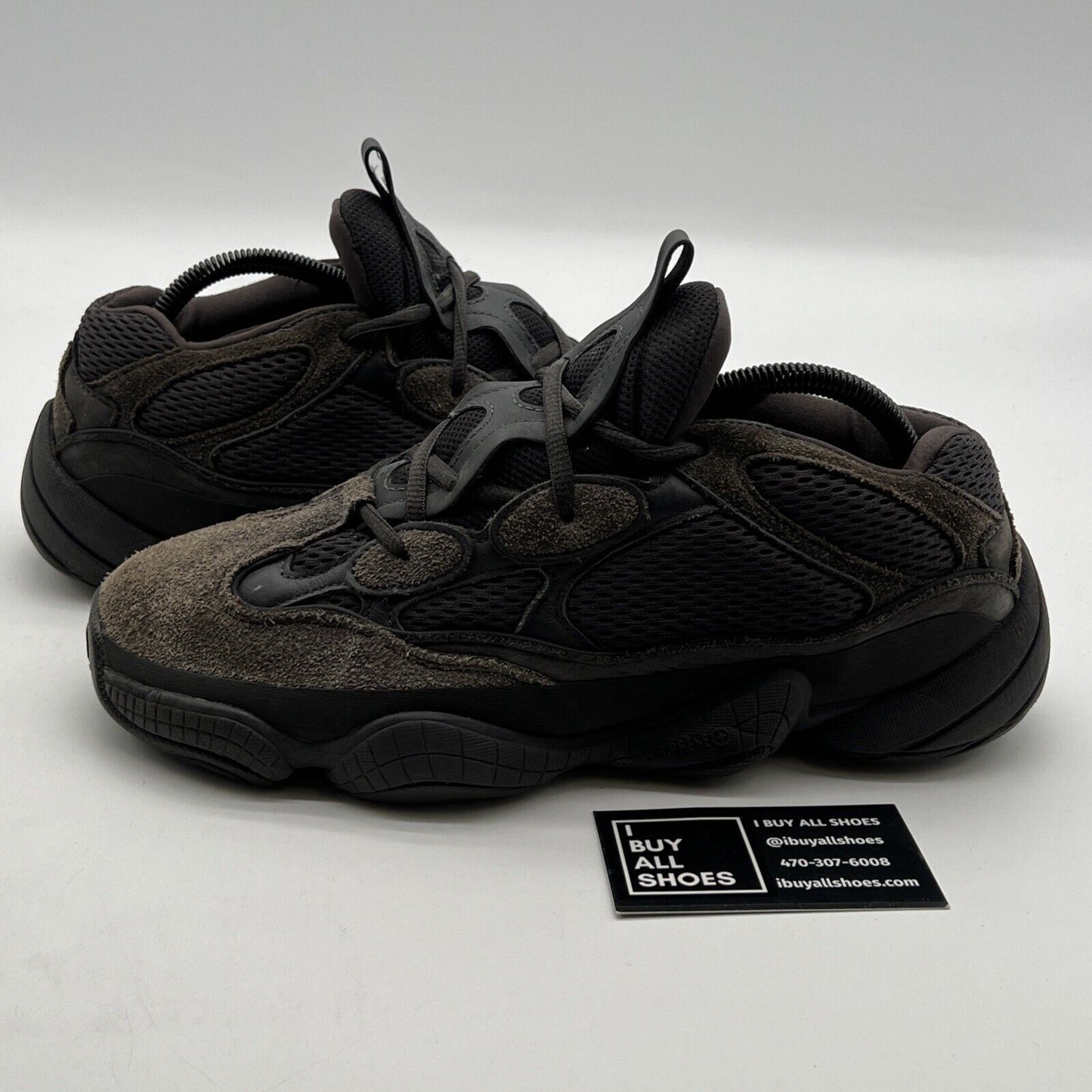 Size 9.5 - adidas Yeezy 500 Low Utility Black (F36640)
