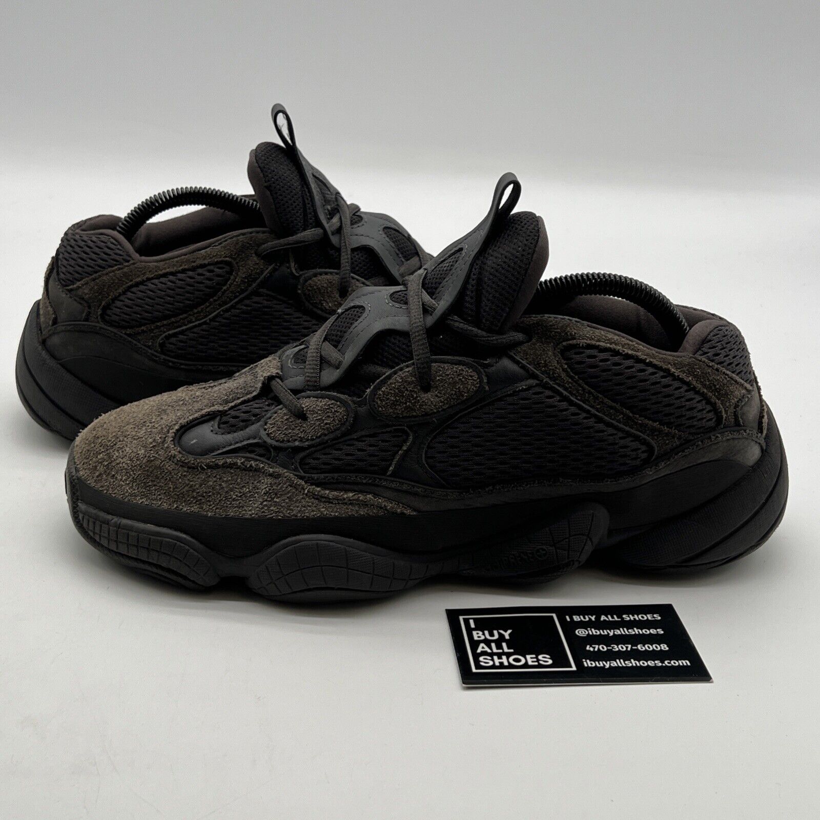 Size 9.5 - adidas Yeezy 500 Low Utility Black (F36640)