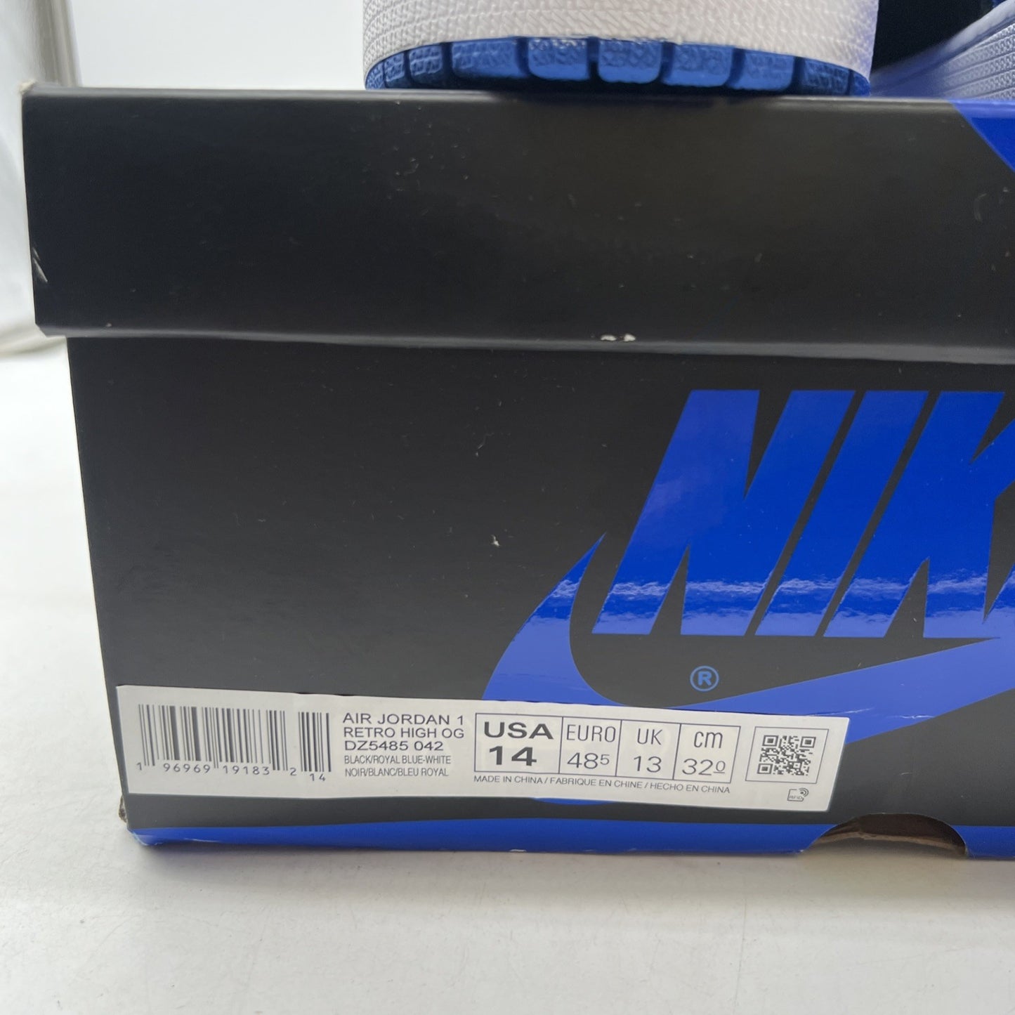 Size 14 - Air Jordan 1 Retro OG High Royal Reimagined (DZ5485-042)