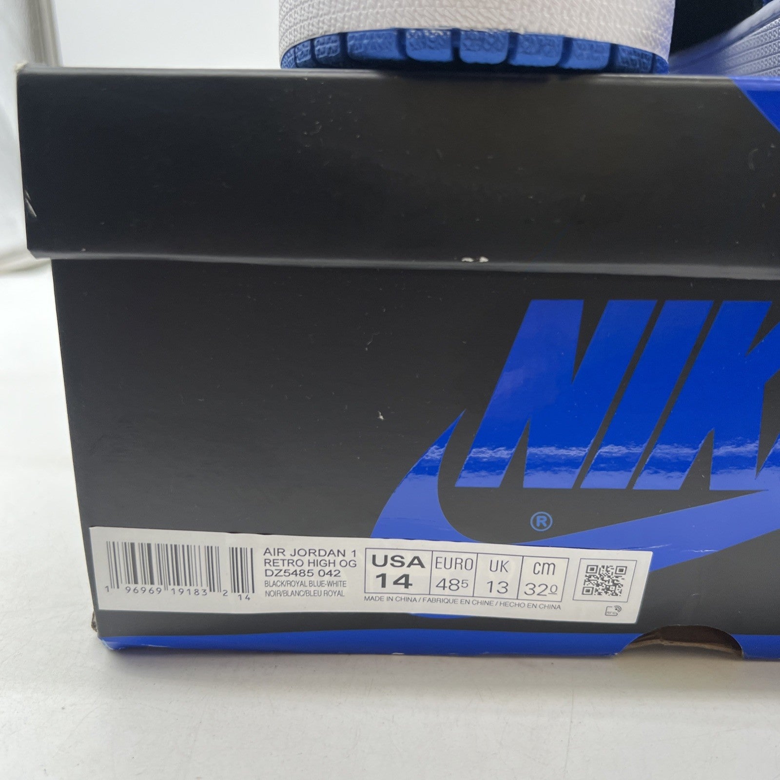 Size 14 - Air Jordan 1 Retro OG High Royal Reimagined (DZ5485-042)