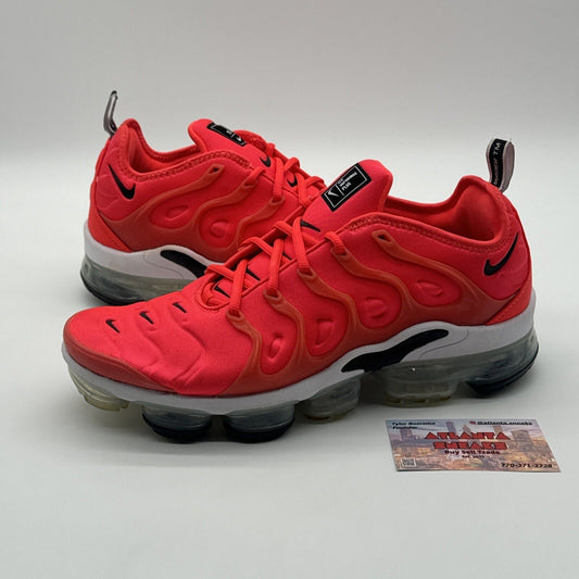 Size 10 - Nike Air VaporMax Plus Bright Crimson 2018 Red Black Comfy Checks Og