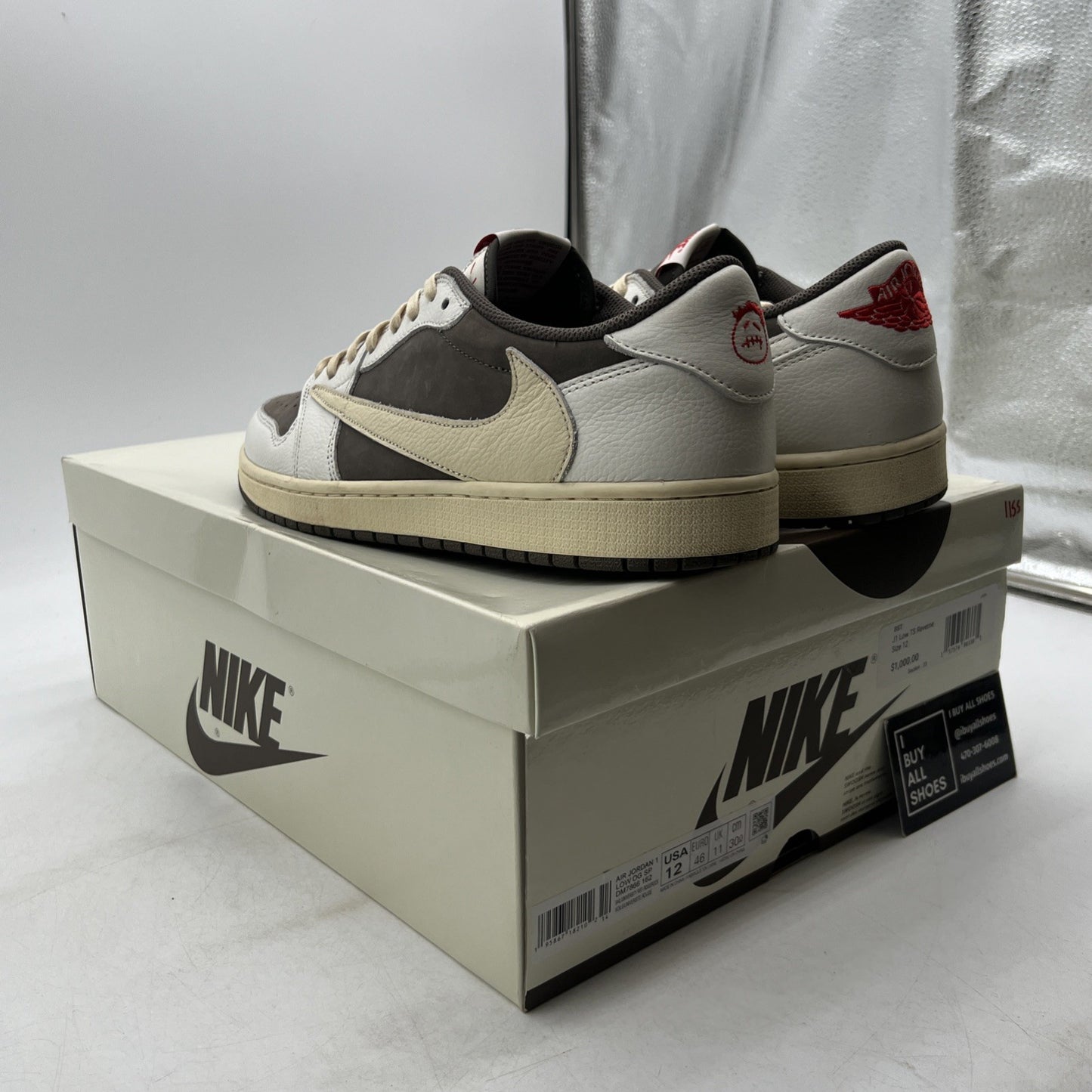 Size 12 - Air Jordan 1 Low OG x Travis Scott Reverse Mocha (DM7866-162)