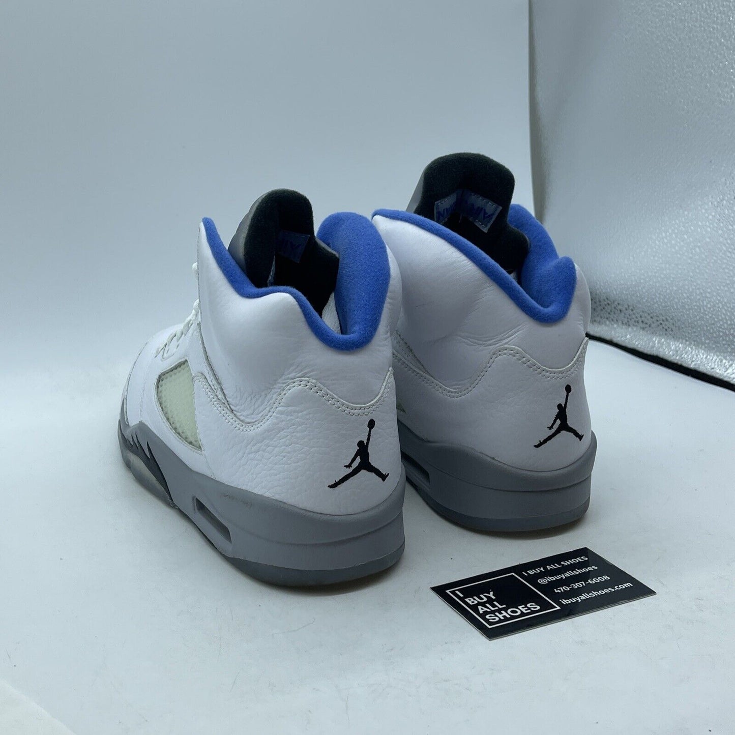 Size 10.5 - Air Jordan 5 Retro Stealth 2.0 Grey White Leather (DD0587-140)