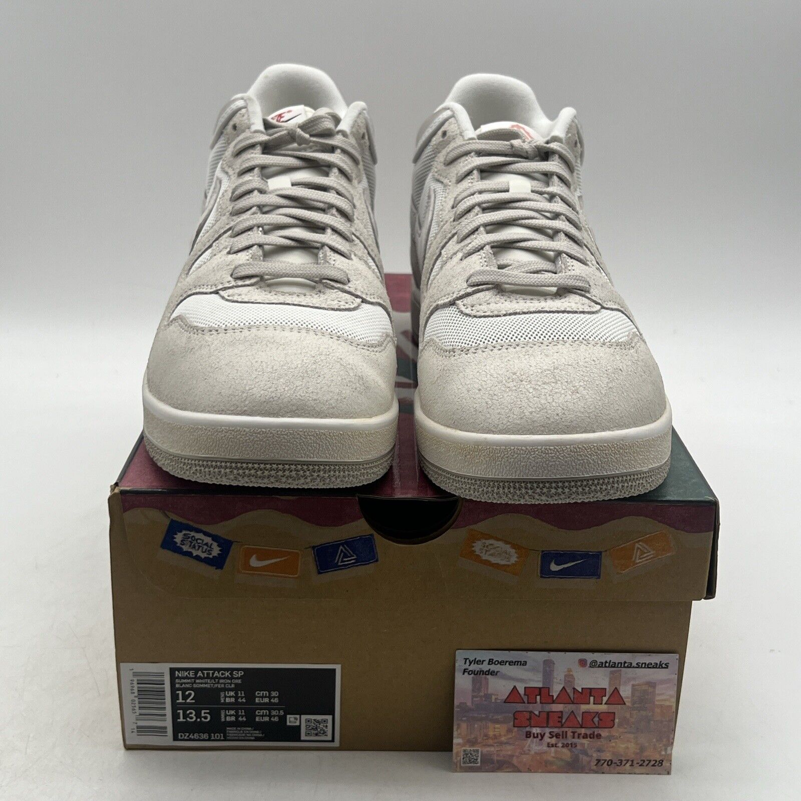 Size 12 - Nike Social Status x Mac Attack SP Silver Linings (DZ4636-101)