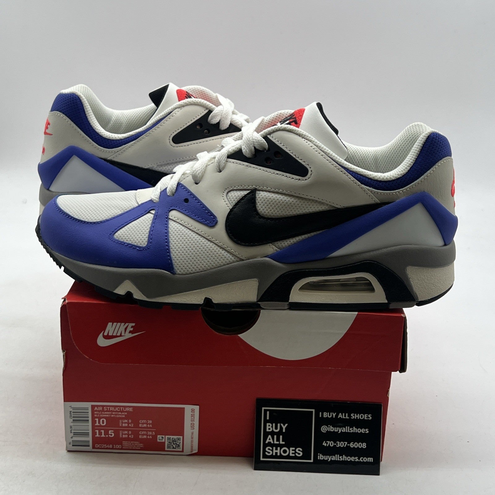 Size 10 - Nike Air Structure Triax 91 Persian Violet (DC2548-100)