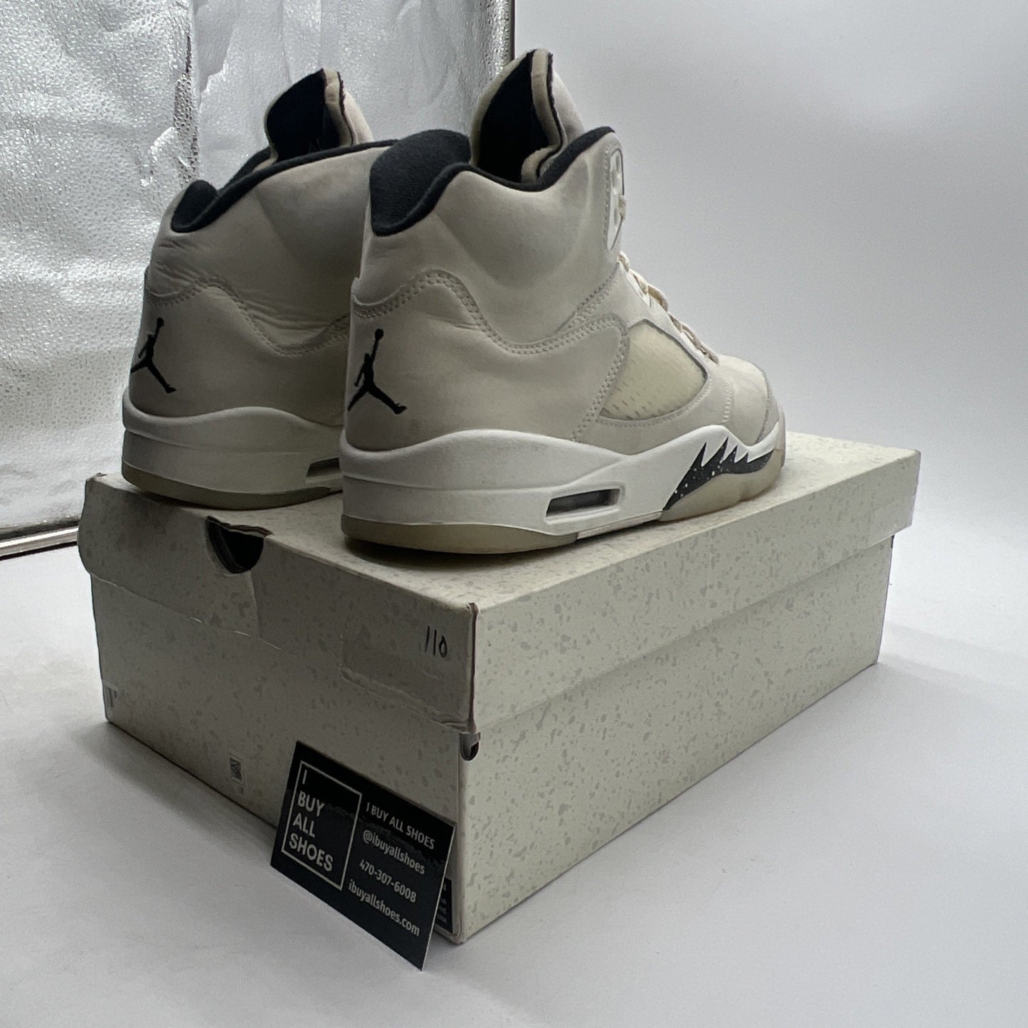 Size 9.5 - Air Jordan 5 Retro SE Sail (FN7405-100)