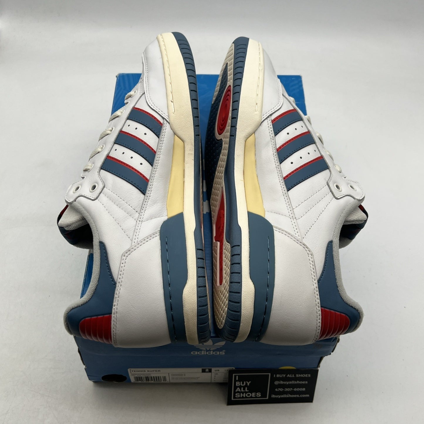 Size 13 - Adidas Tennis Super Ivan Lendl Supreme gebraucht (M21399)
