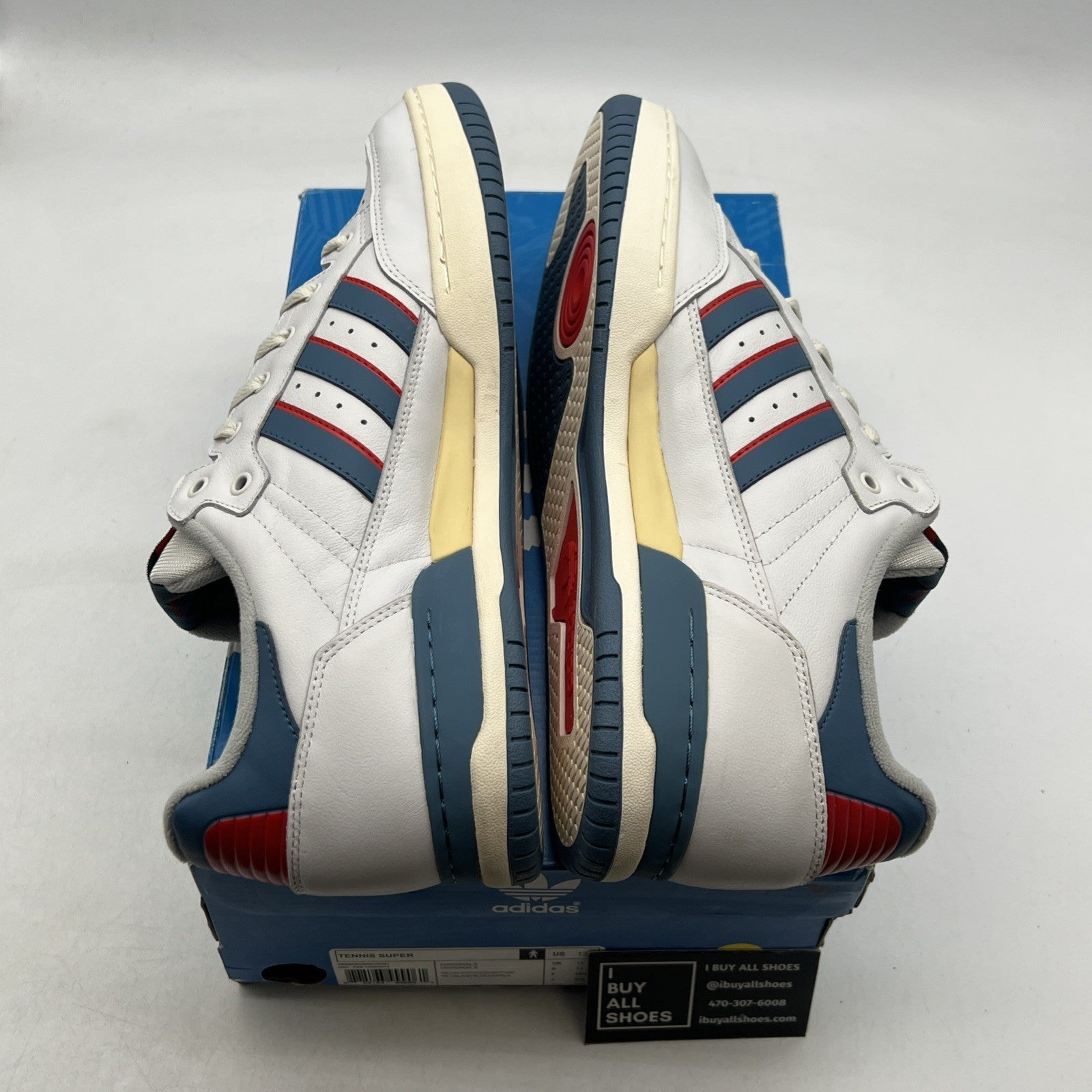 Size 13 - Adidas Tennis Super Ivan Lendl Supreme gebraucht (M21399)